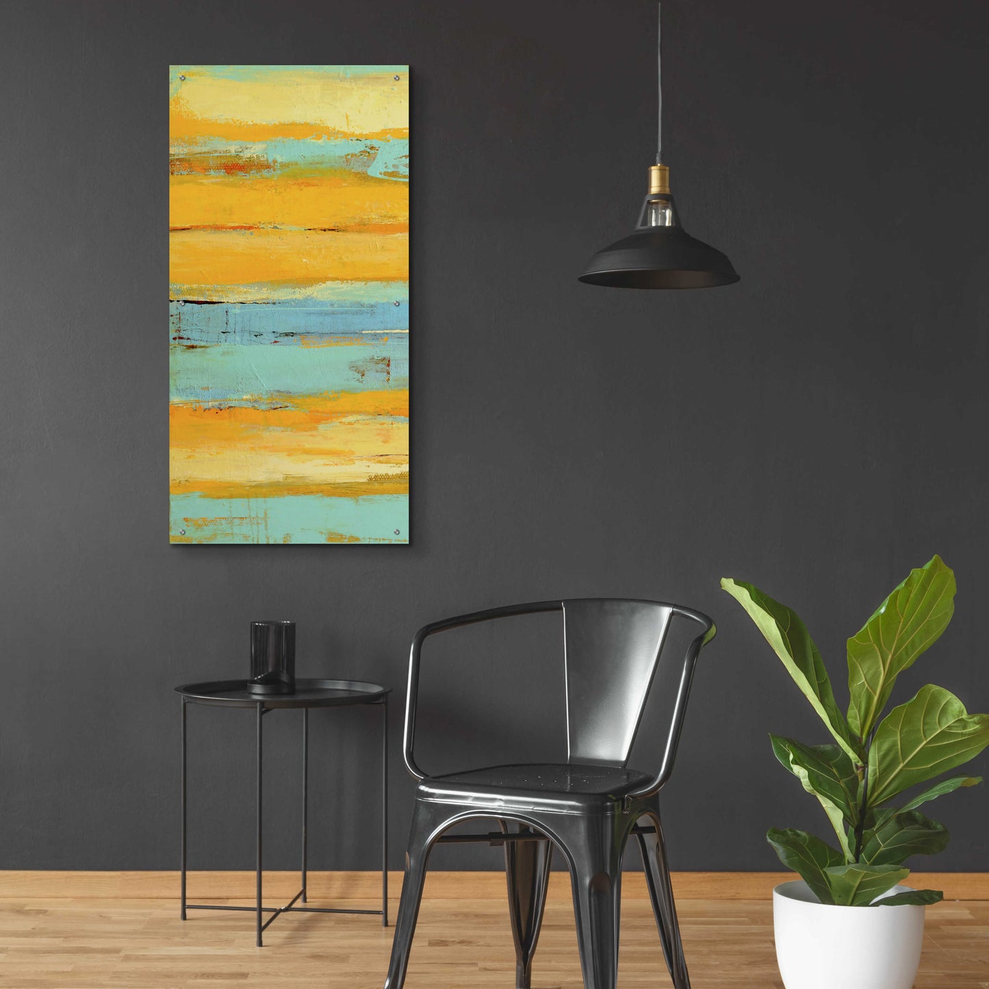 Epic Art 'Caribbean Sunrise I' by Erin Ashley, Acrylic Glass Wall Art,24x48