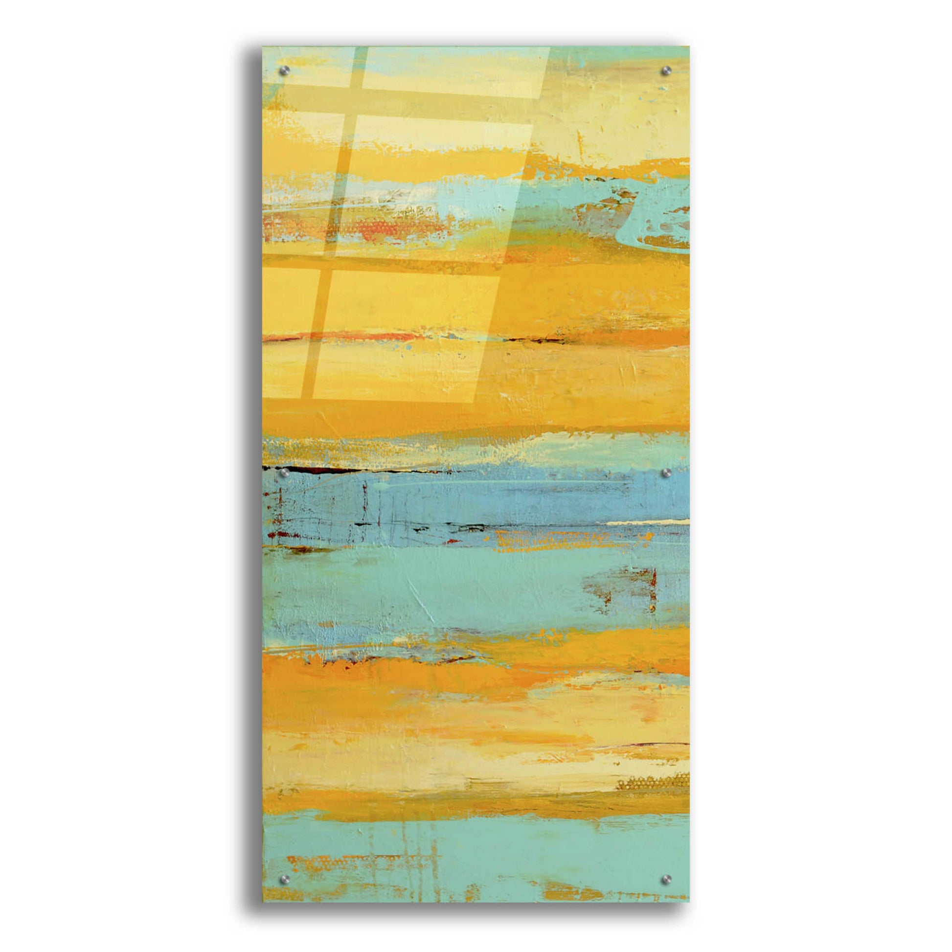 Epic Art 'Caribbean Sunrise I' by Erin Ashley, Acrylic Glass Wall Art,24x48