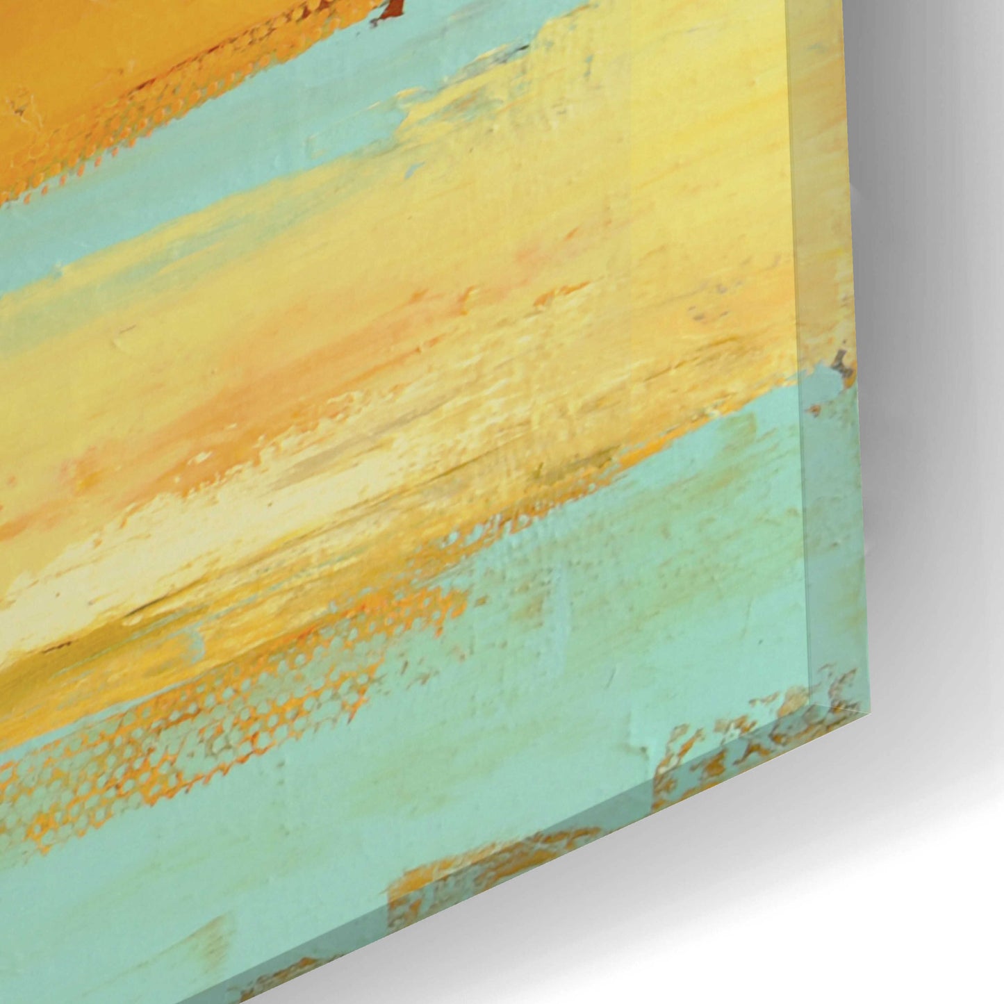 Epic Art 'Caribbean Sunrise II' by Erin Ashley, Acrylic Glass Wall Art,12x24