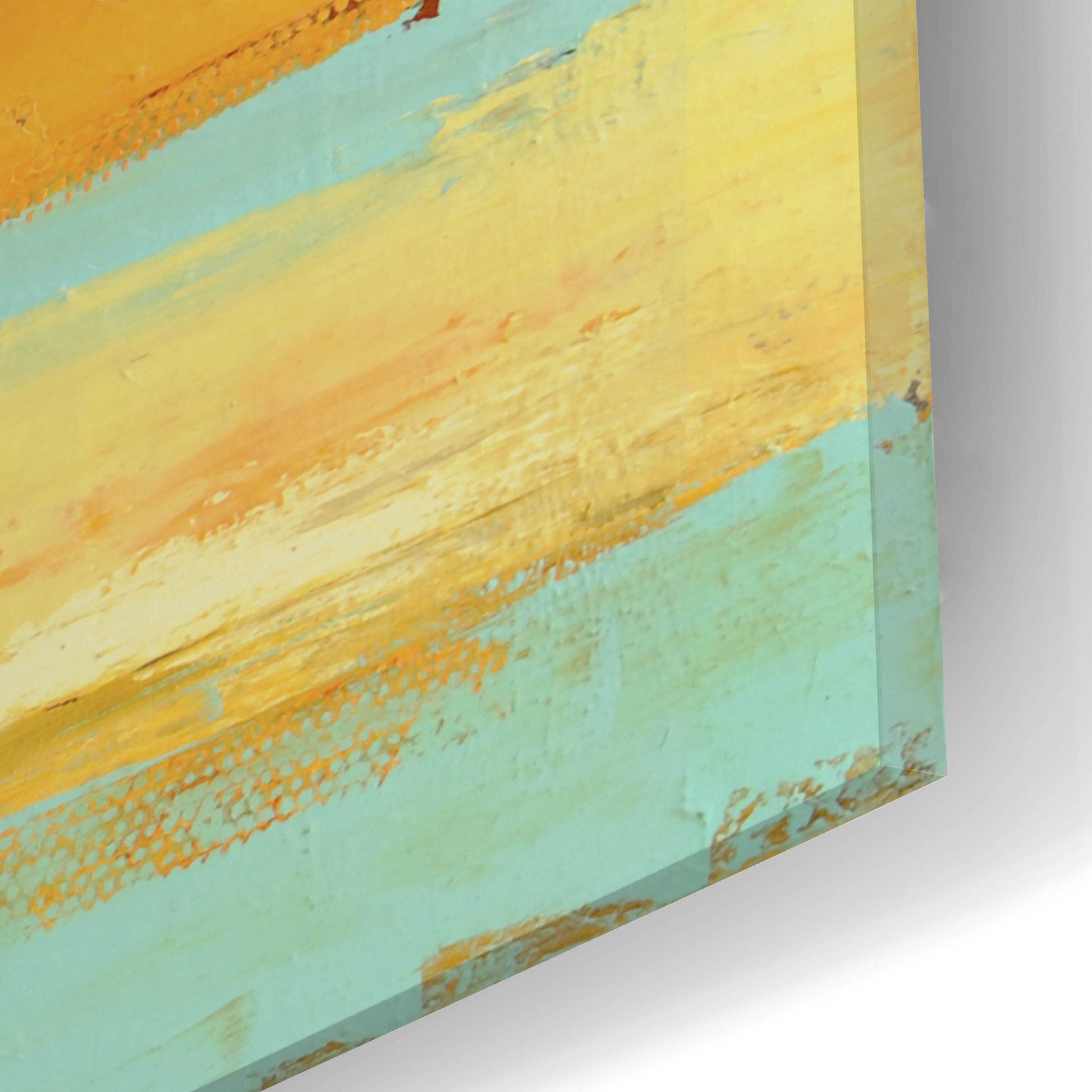 Epic Art 'Caribbean Sunrise II' by Erin Ashley, Acrylic Glass Wall Art,12x24