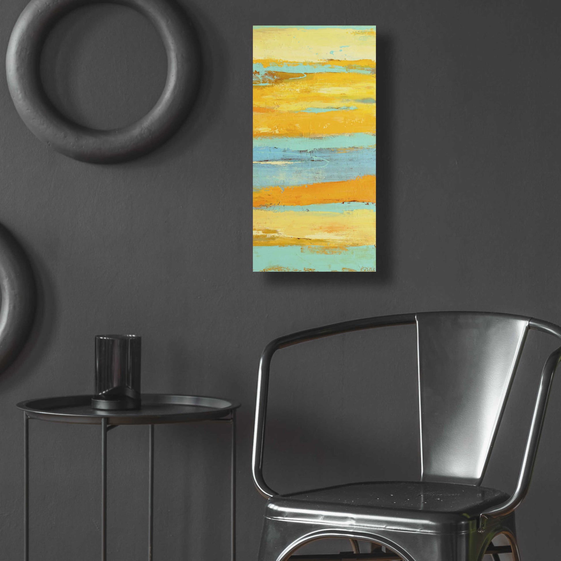 Epic Art 'Caribbean Sunrise II' by Erin Ashley, Acrylic Glass Wall Art,12x24