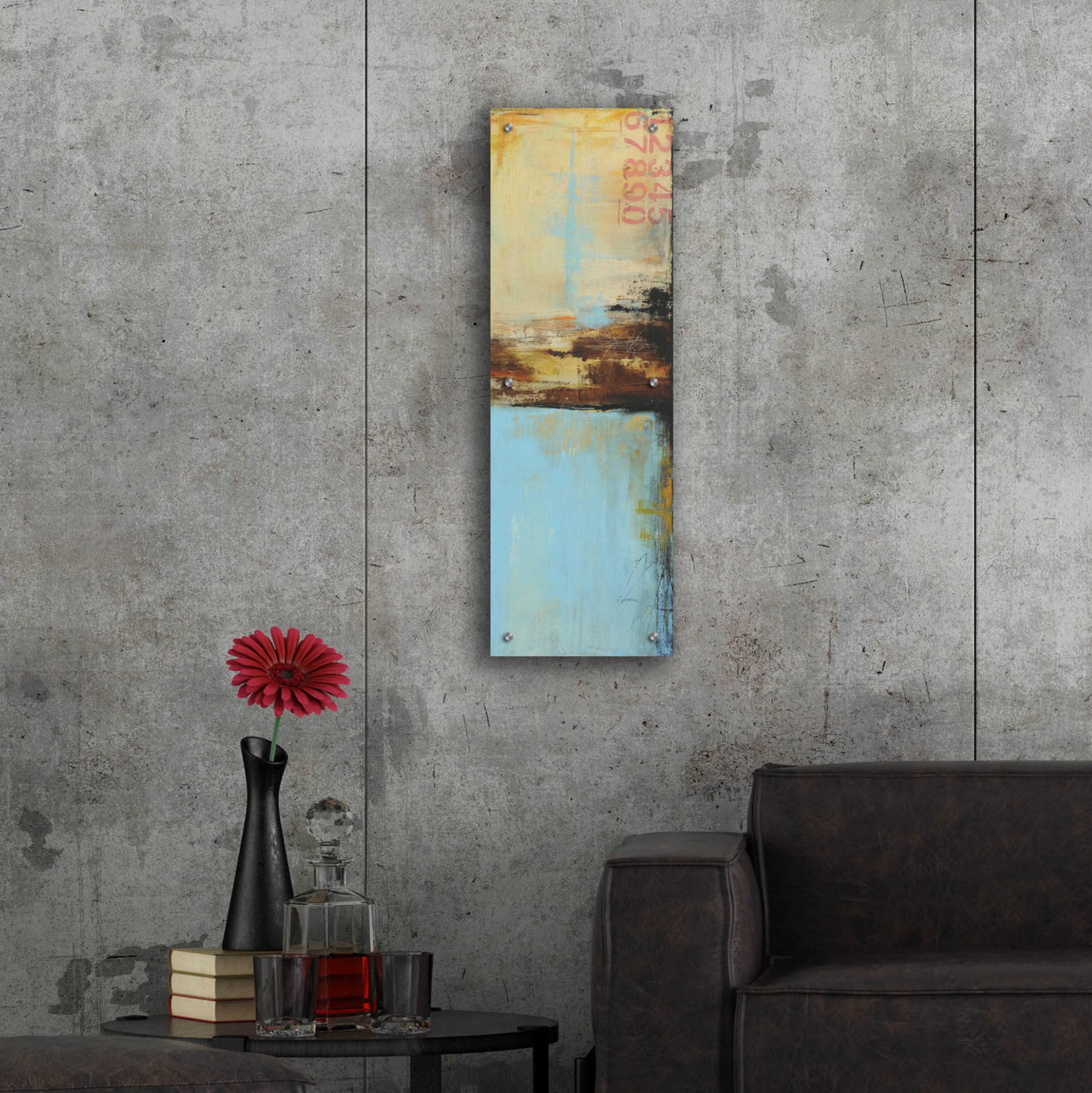 Epic Art 'Dockside 37 II' by Erin Ashley, Acrylic Glass Wall Art,12x36