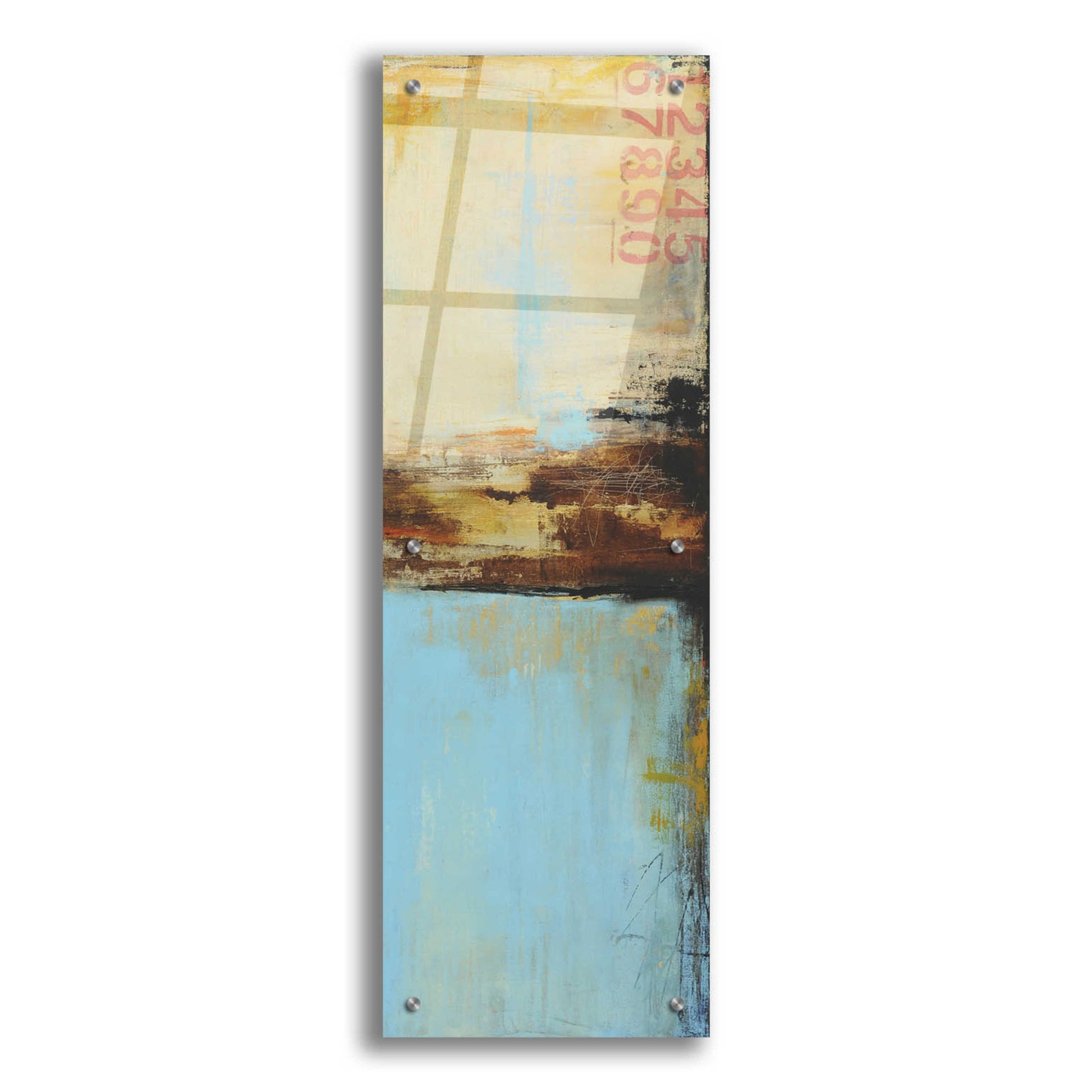 Epic Art 'Dockside 37 II' by Erin Ashley, Acrylic Glass Wall Art,12x36