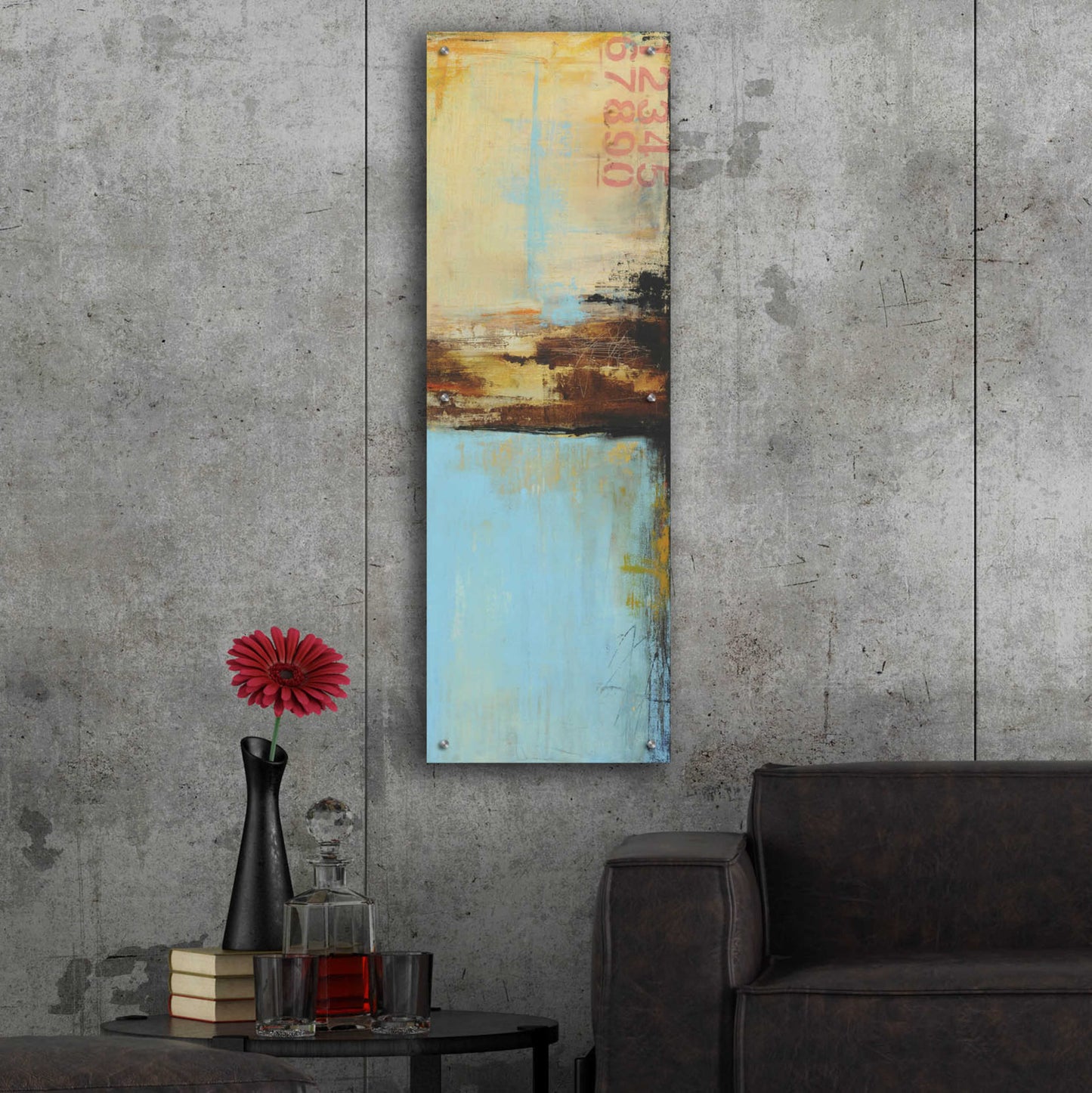 Epic Art 'Dockside 37 II' by Erin Ashley, Acrylic Glass Wall Art,16x48