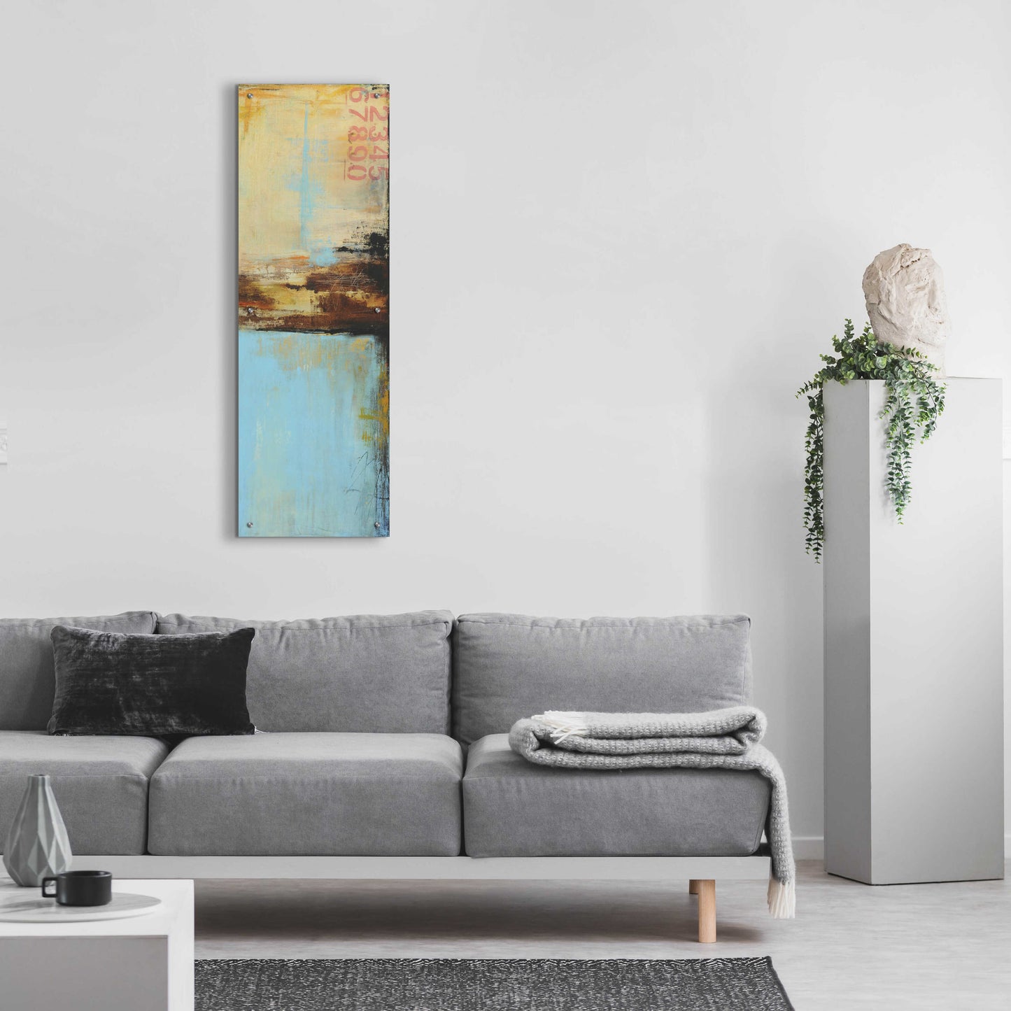 Epic Art 'Dockside 37 II' by Erin Ashley, Acrylic Glass Wall Art,16x48