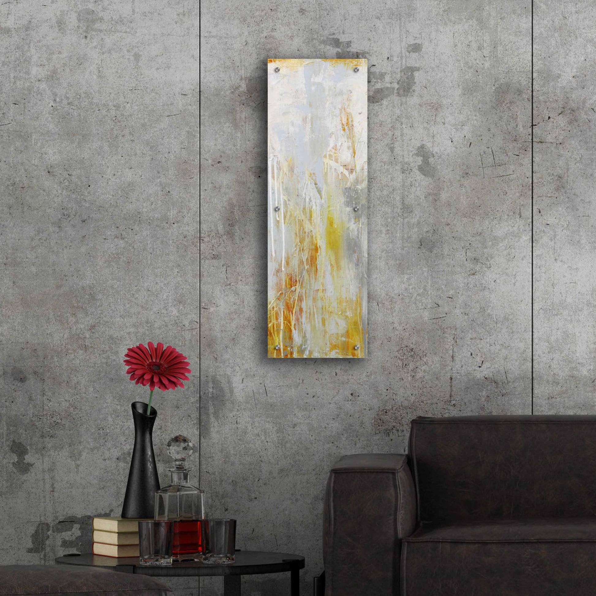 Epic Art 'Heart of Glass II' by Erin Ashley, Acrylic Glass Wall Art,12x36