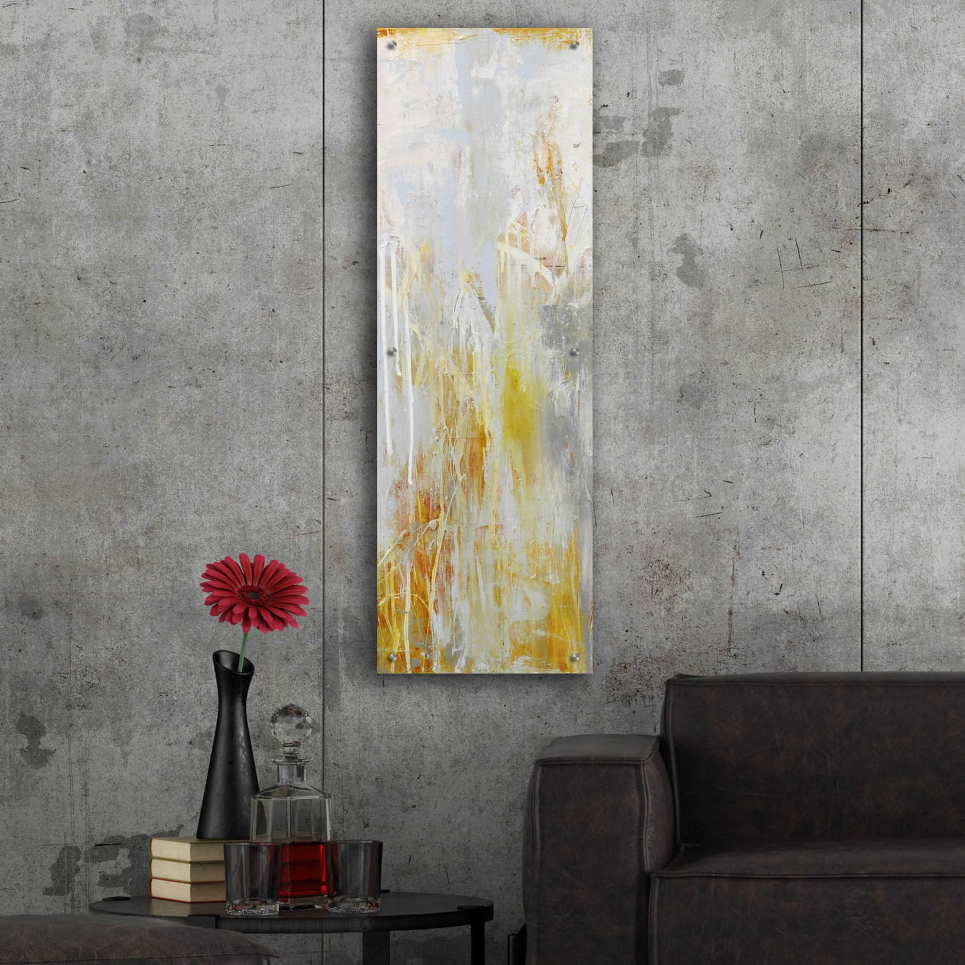 Epic Art 'Heart of Glass II' by Erin Ashley, Acrylic Glass Wall Art,16x48