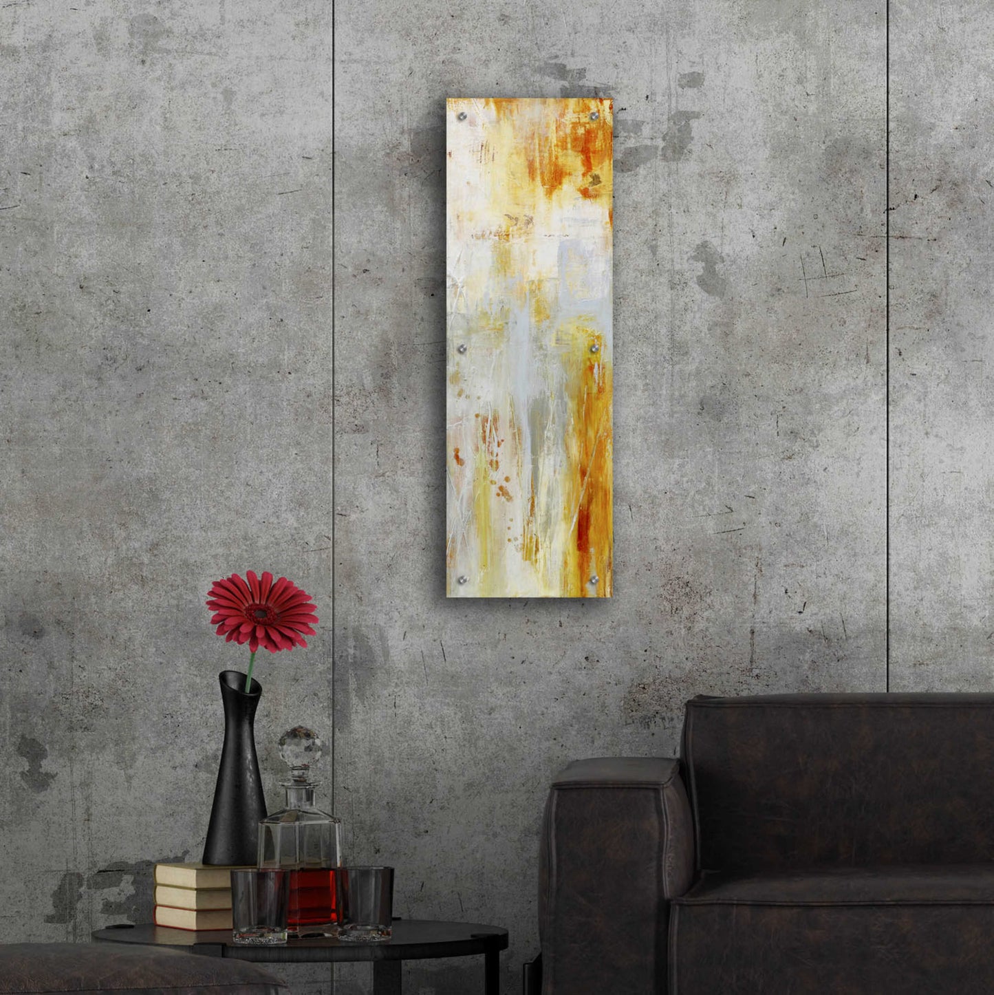 Epic Art 'Heart of Glass III' by Erin Ashley, Acrylic Glass Wall Art,12x36