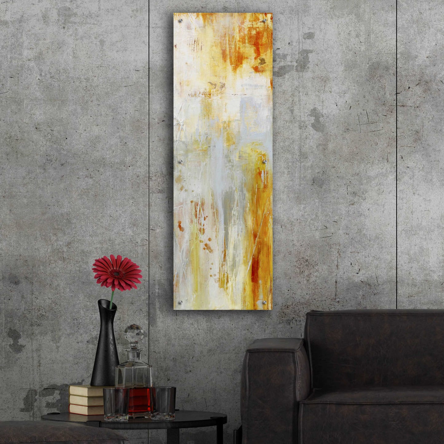 Epic Art 'Heart of Glass III' by Erin Ashley, Acrylic Glass Wall Art,16x48