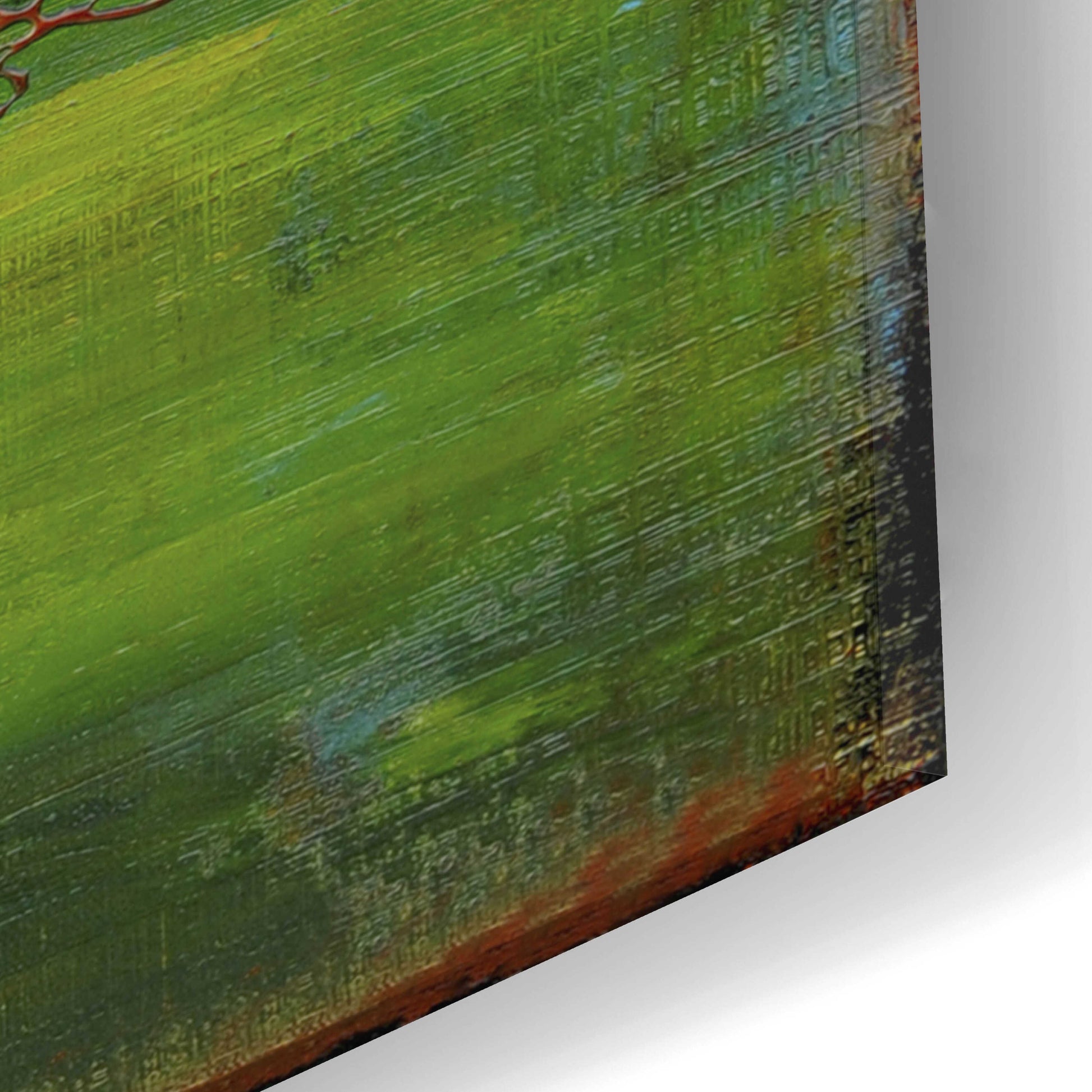 Epic Art 'Lime Wire II' by Erin Ashley, Acrylic Glass Wall Art,12x24