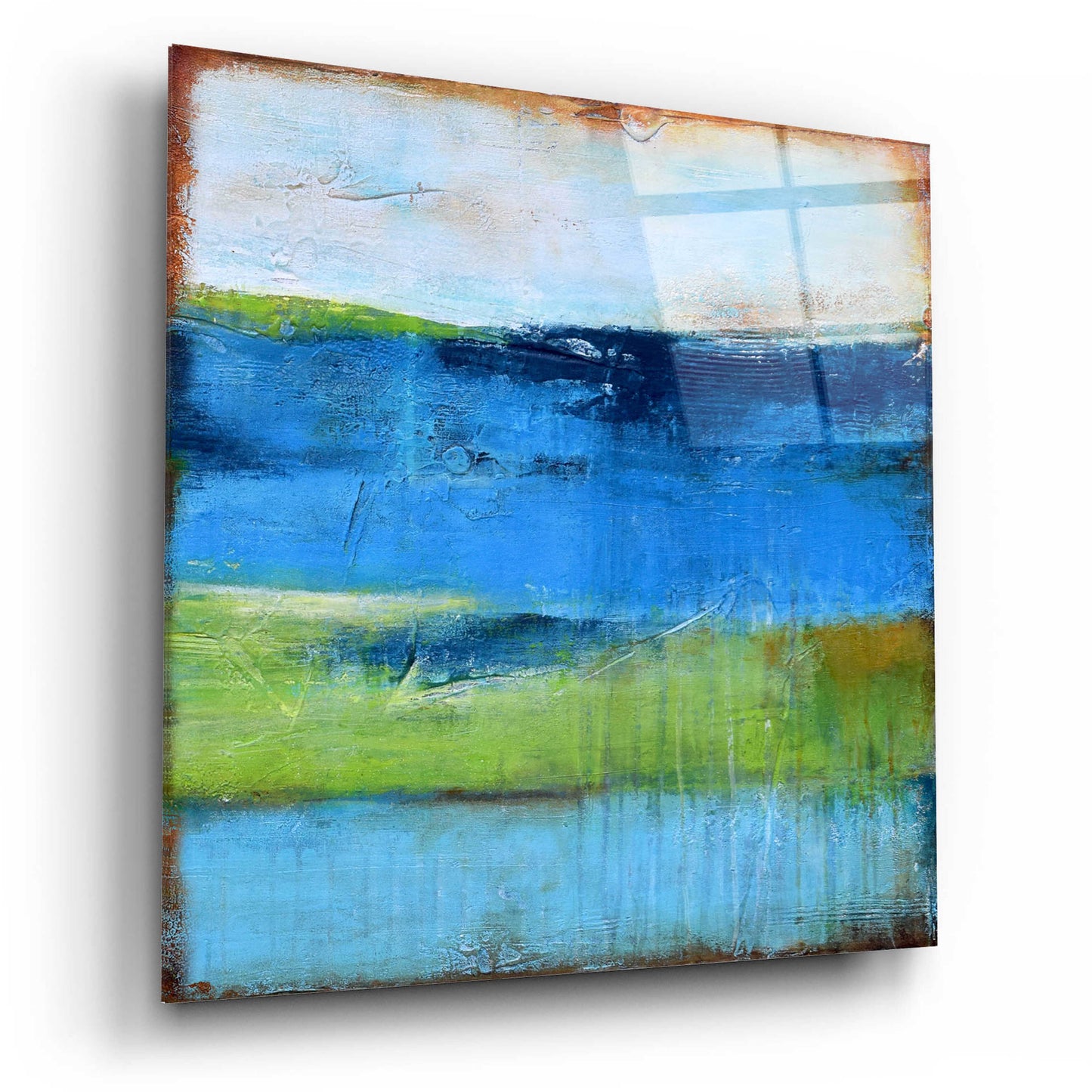 Epic Art 'Blue Ridge Escape II' by Erin Ashley, Acrylic Glass Wall Art,12x12