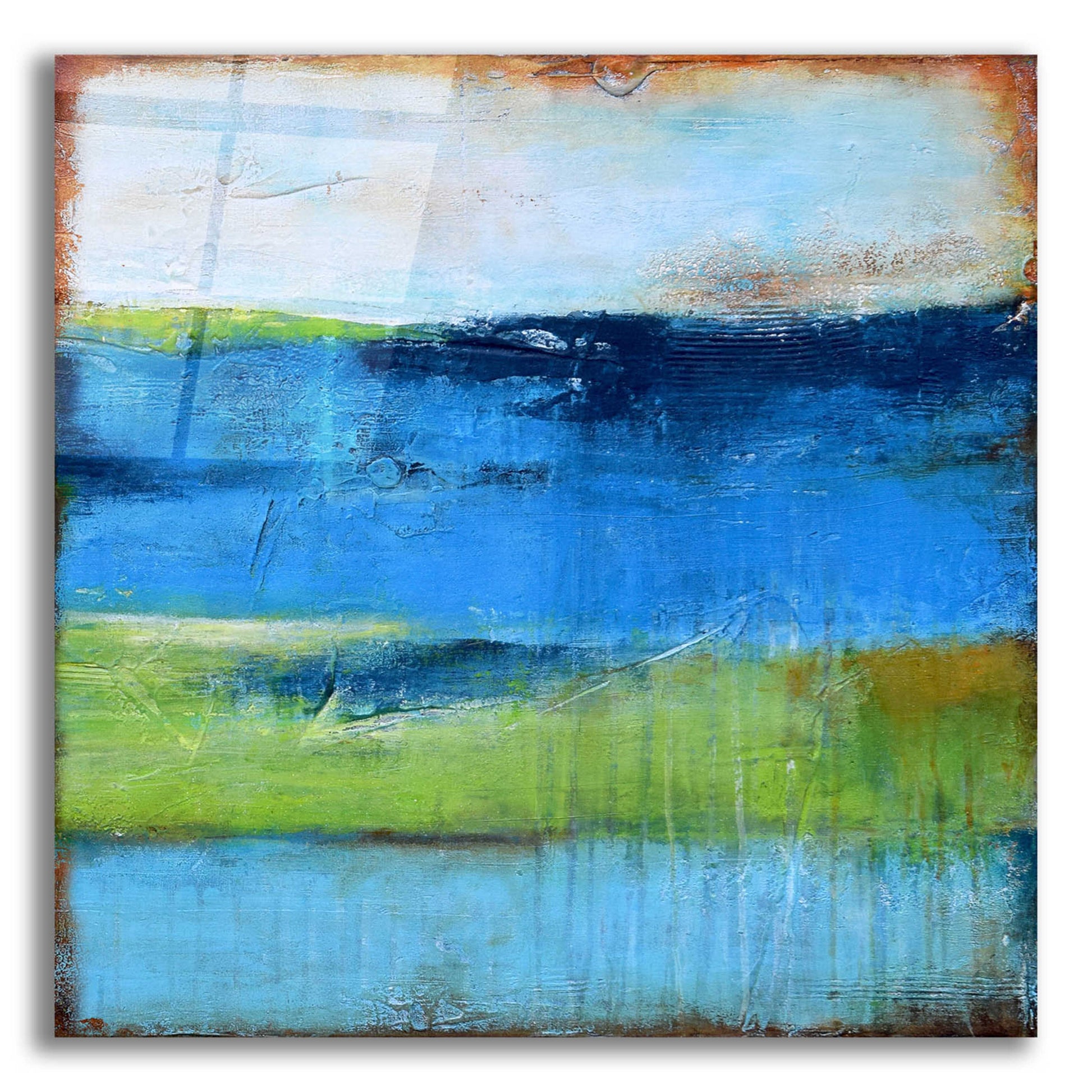 Epic Art 'Blue Ridge Escape II' by Erin Ashley, Acrylic Glass Wall Art,12x12