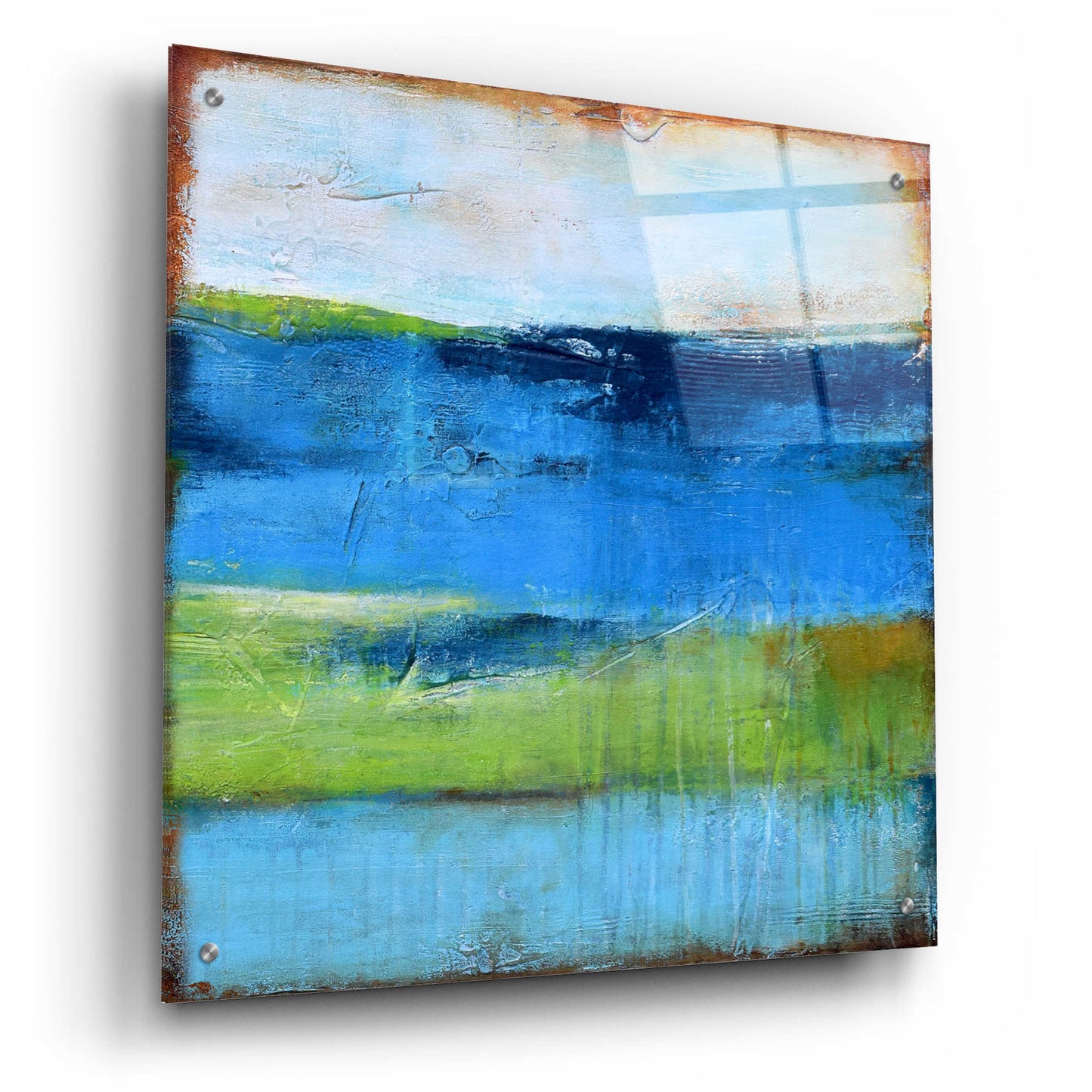 Epic Art 'Blue Ridge Escape II' by Erin Ashley, Acrylic Glass Wall Art,24x24