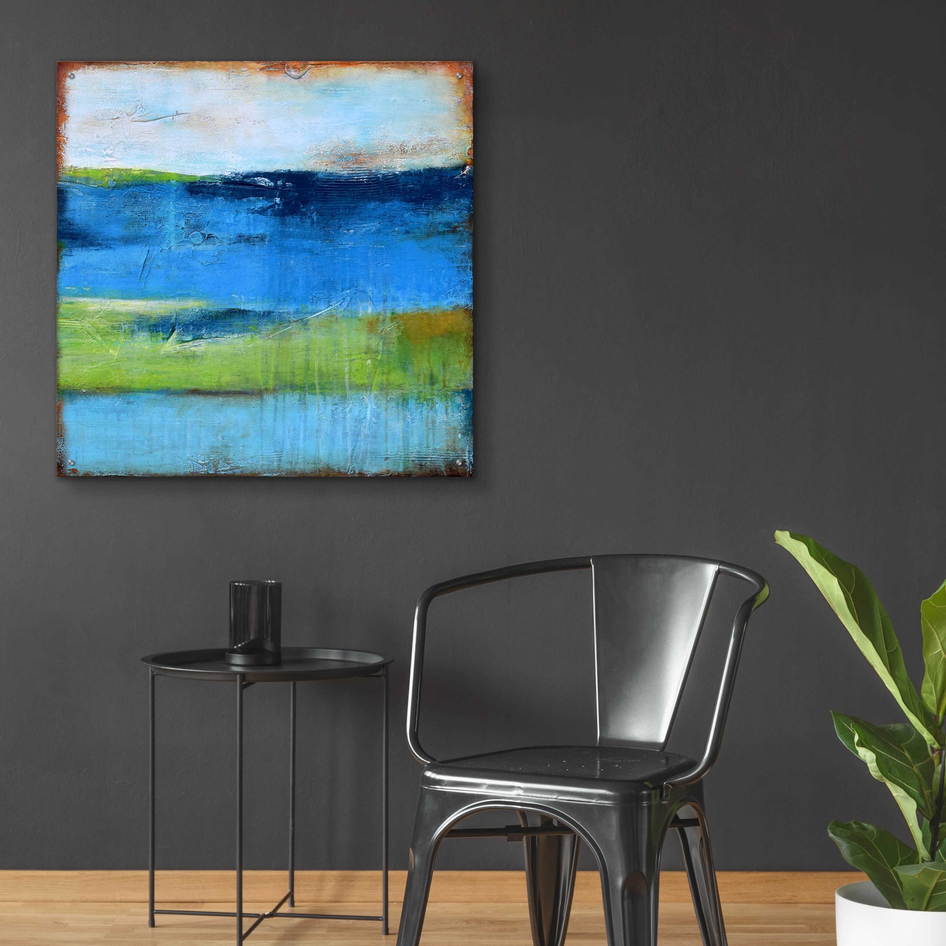 Epic Art 'Blue Ridge Escape II' by Erin Ashley, Acrylic Glass Wall Art,36x36