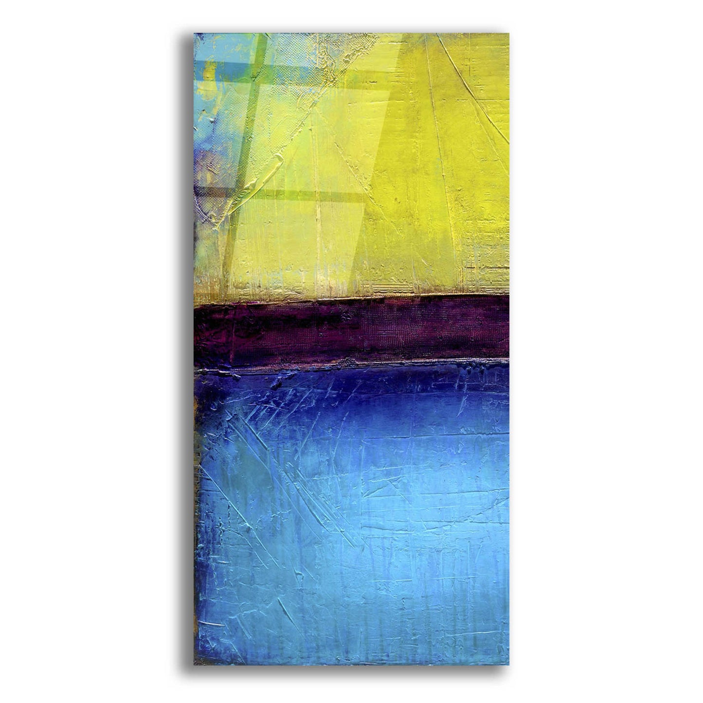 Epic Art 'Montego Bay I' by Erin Ashley, Acrylic Glass Wall Art,12x24