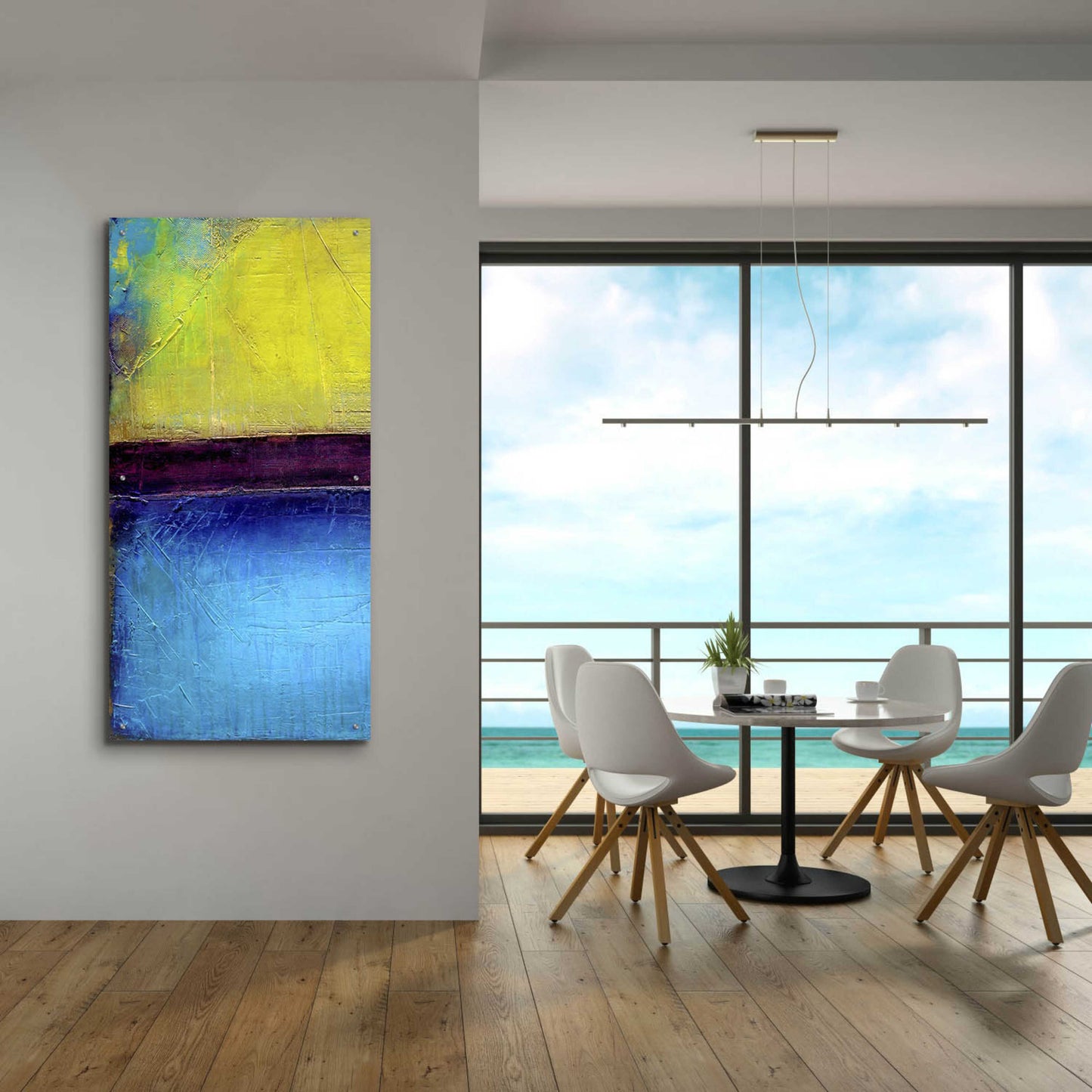 Epic Art 'Montego Bay I' by Erin Ashley, Acrylic Glass Wall Art,24x48