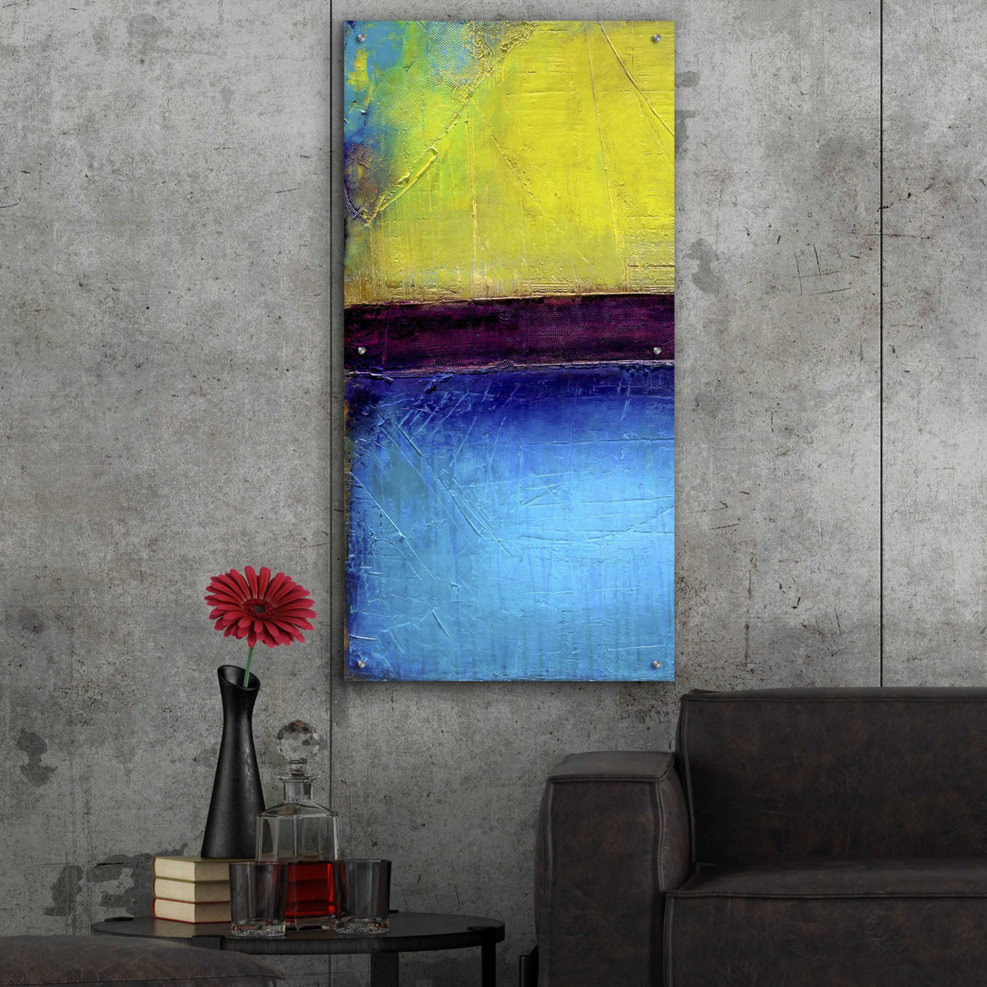 Epic Art 'Montego Bay I' by Erin Ashley, Acrylic Glass Wall Art,24x48