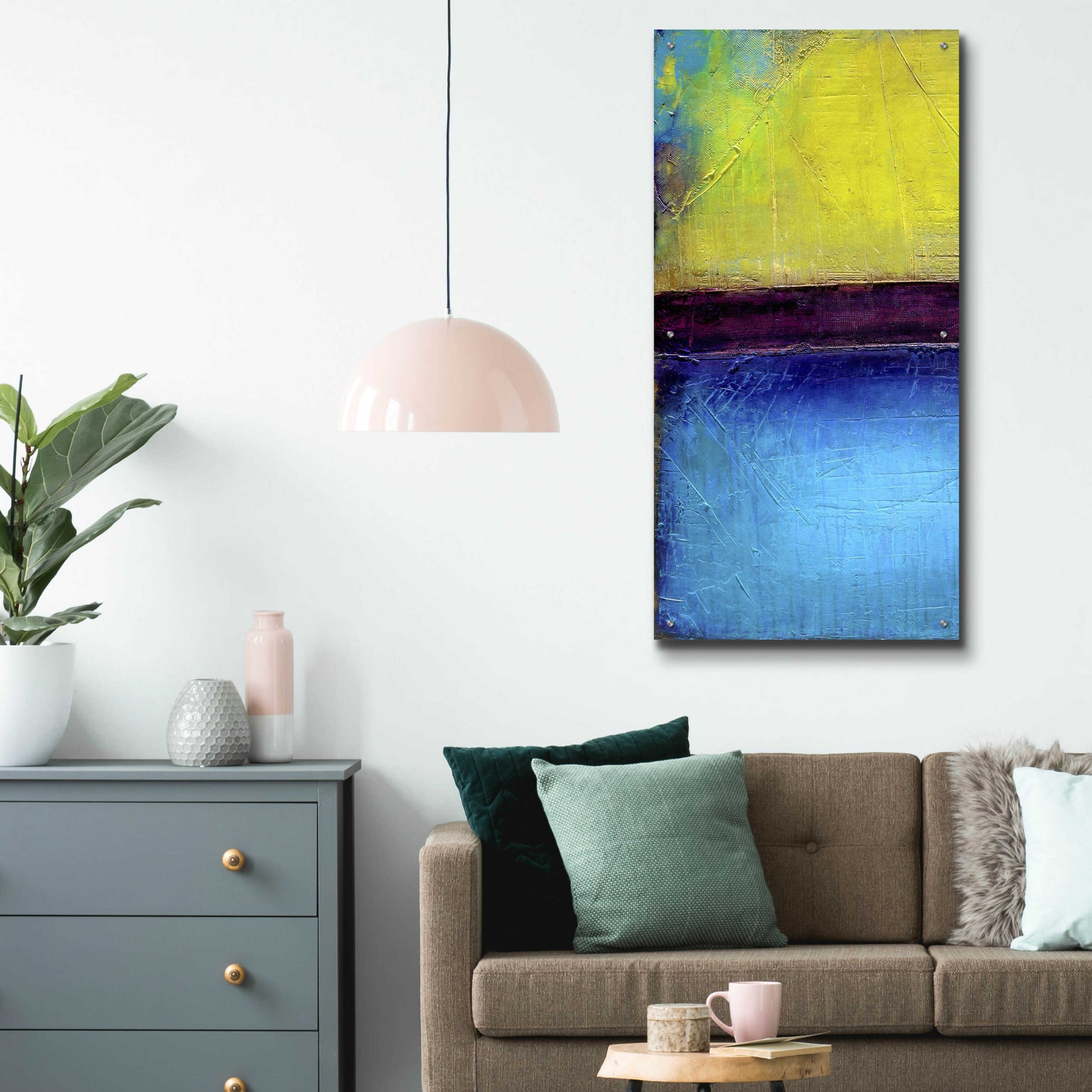 Epic Art 'Montego Bay I' by Erin Ashley, Acrylic Glass Wall Art,24x48