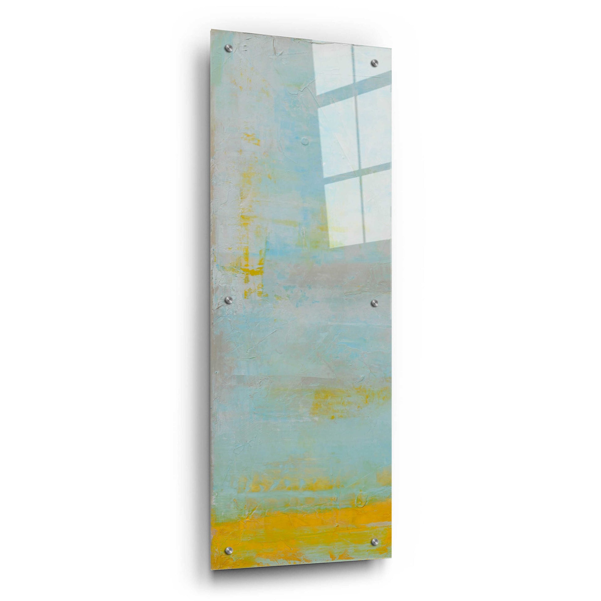 Epic Art 'New Horizon I' by Erin Ashley, Acrylic Glass Wall Art,12x36