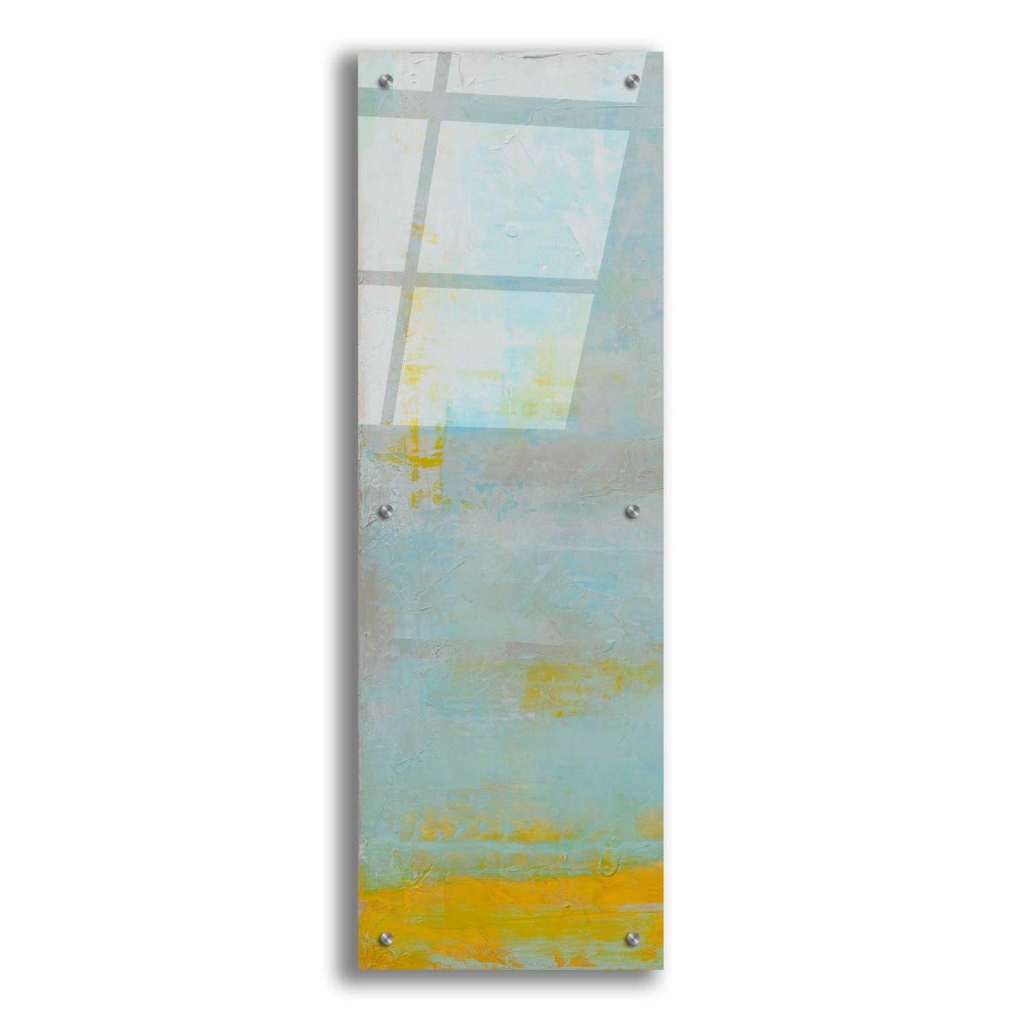 Epic Art 'New Horizon I' by Erin Ashley, Acrylic Glass Wall Art,12x36