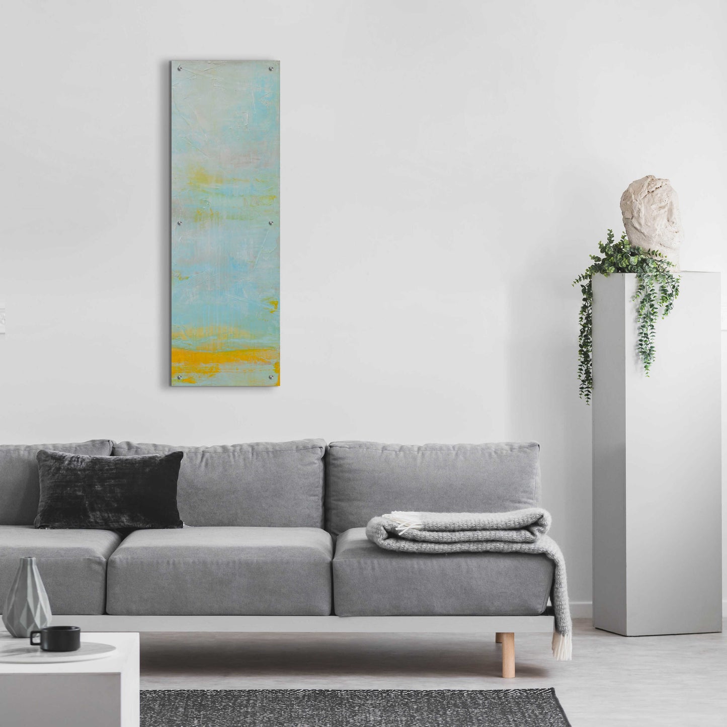 Epic Art 'New Horizon II' by Erin Ashley, Acrylic Glass Wall Art,16x48