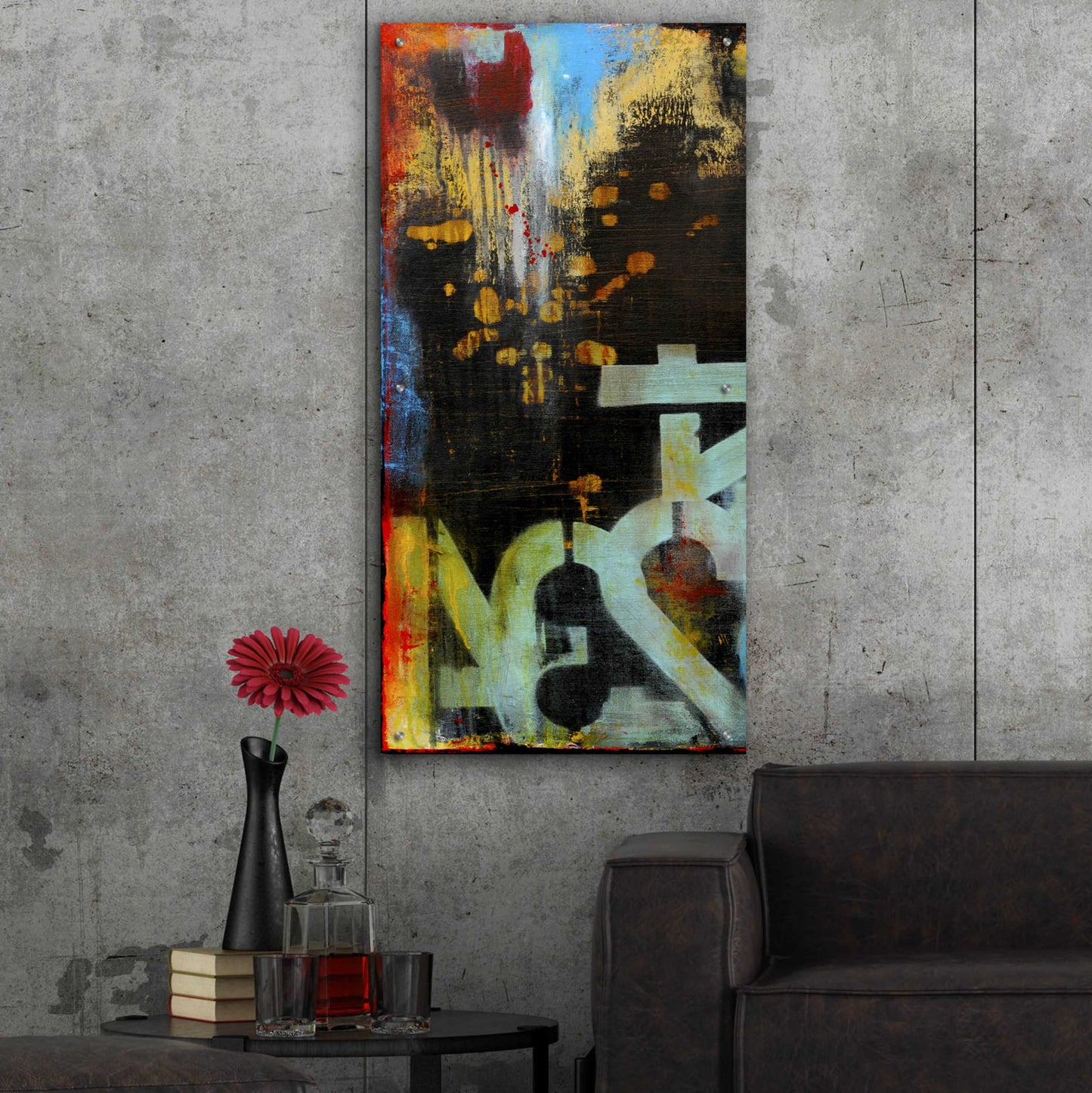 Epic Art 'Out Numbered I' by Erin Ashley, Acrylic Glass Wall Art,24x48