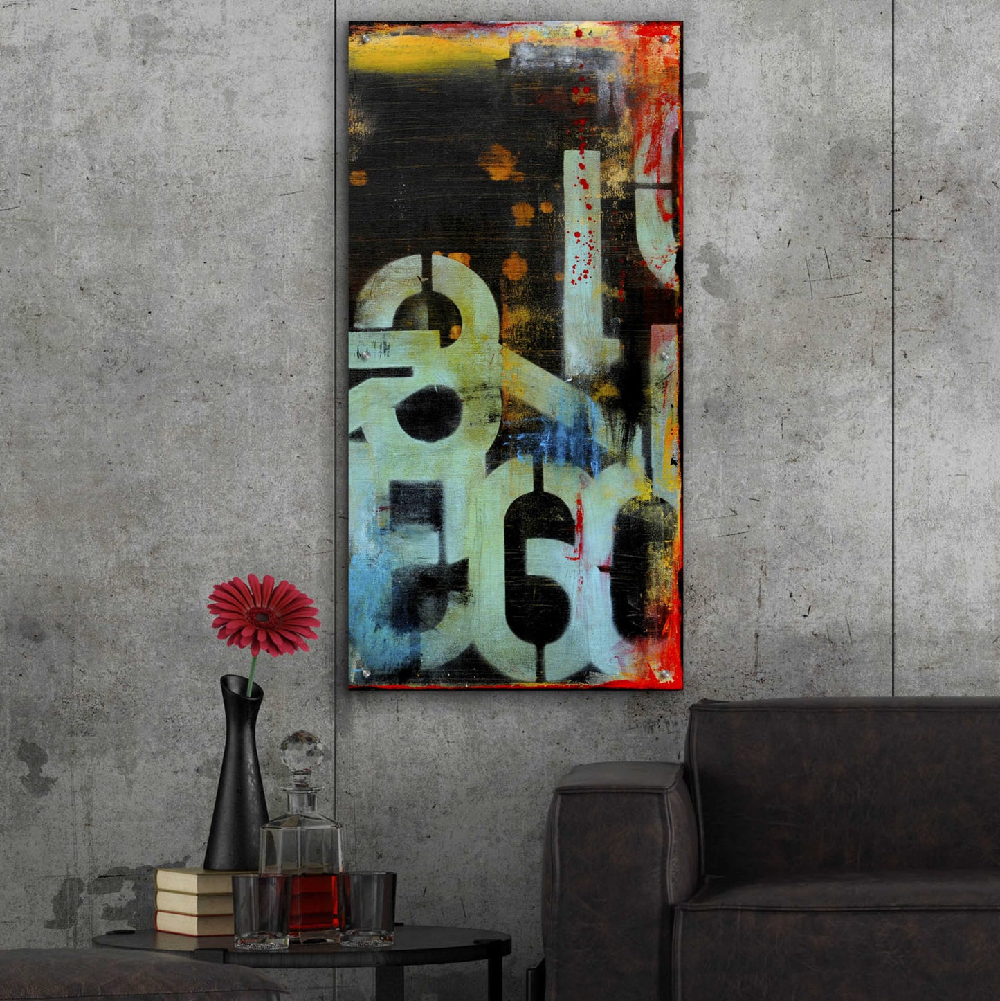 Epic Art 'Out Numbered II' by Erin Ashley, Acrylic Glass Wall Art,24x48