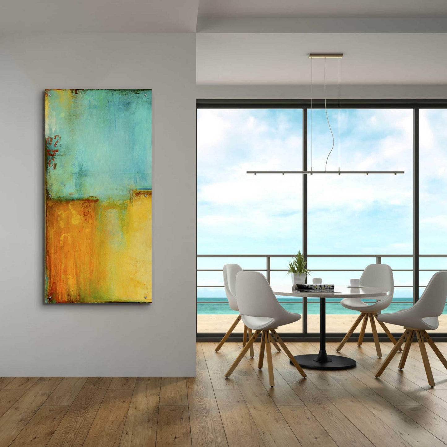 Epic Art 'Pier 37 I' by Erin Ashley, Acrylic Glass Wall Art,24x48