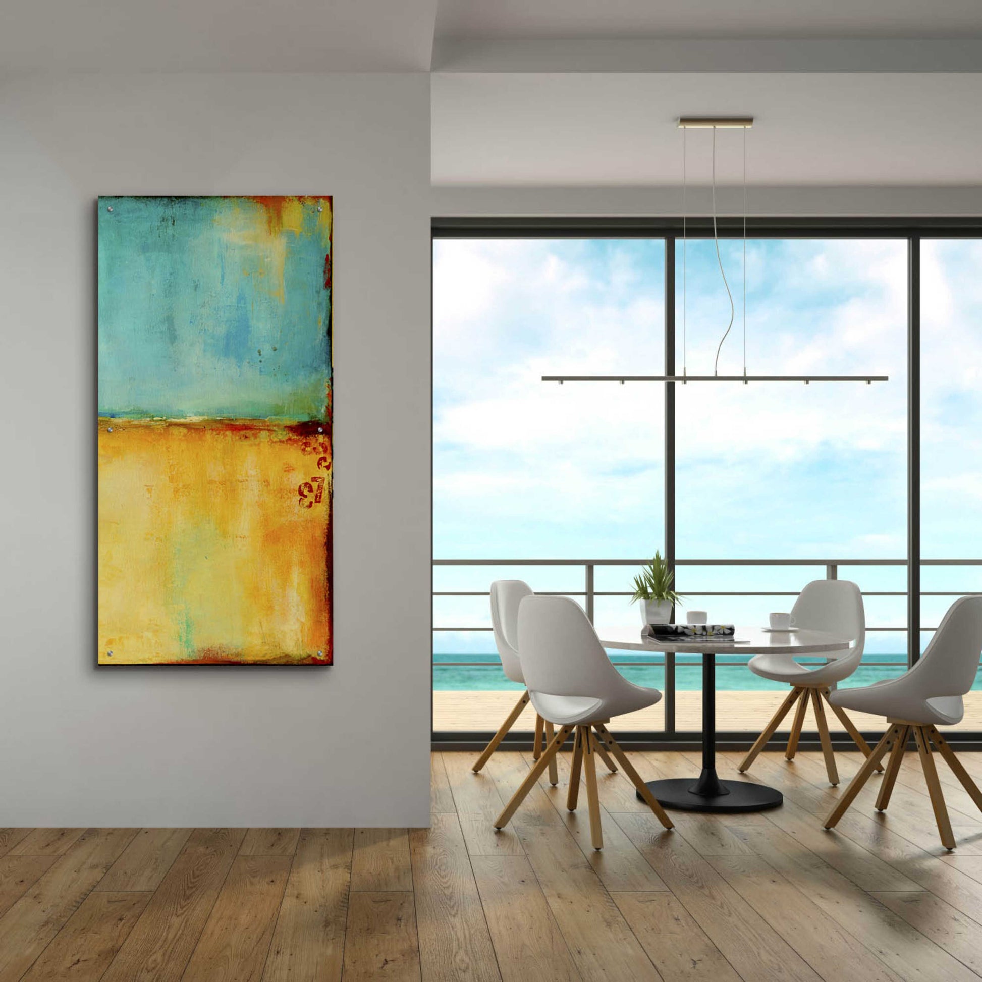 Epic Art 'Pier 37 II' by Erin Ashley, Acrylic Glass Wall Art,24x48