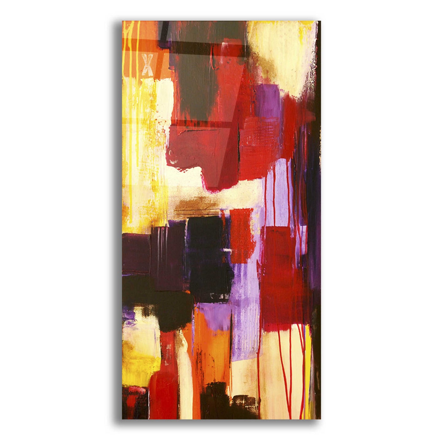 Epic Art 'Raspberry Beret I' by Erin Ashley, Acrylic Glass Wall Art,12x24