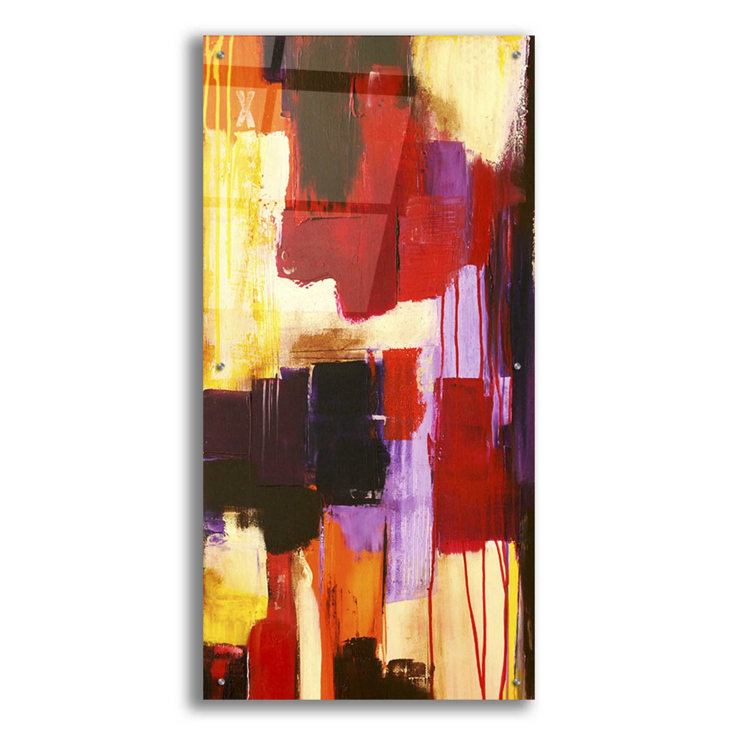 Epic Art 'Raspberry Beret I' by Erin Ashley, Acrylic Glass Wall Art,24x48