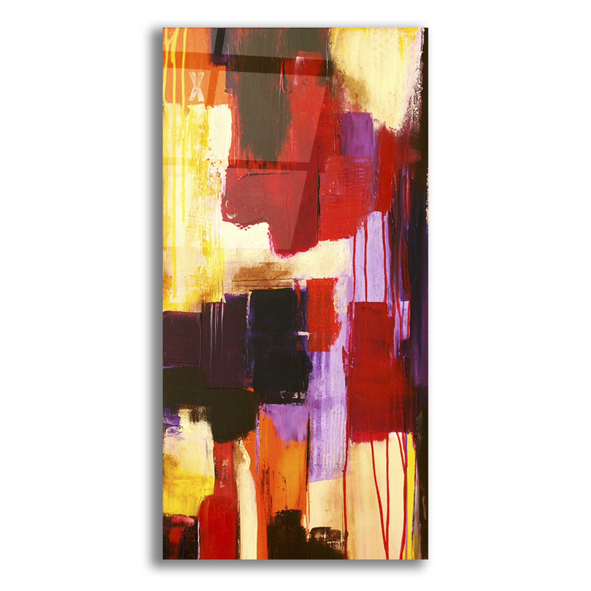 Epic Art 'Raspberry Beret I' by Erin Ashley, Acrylic Glass Wall Art