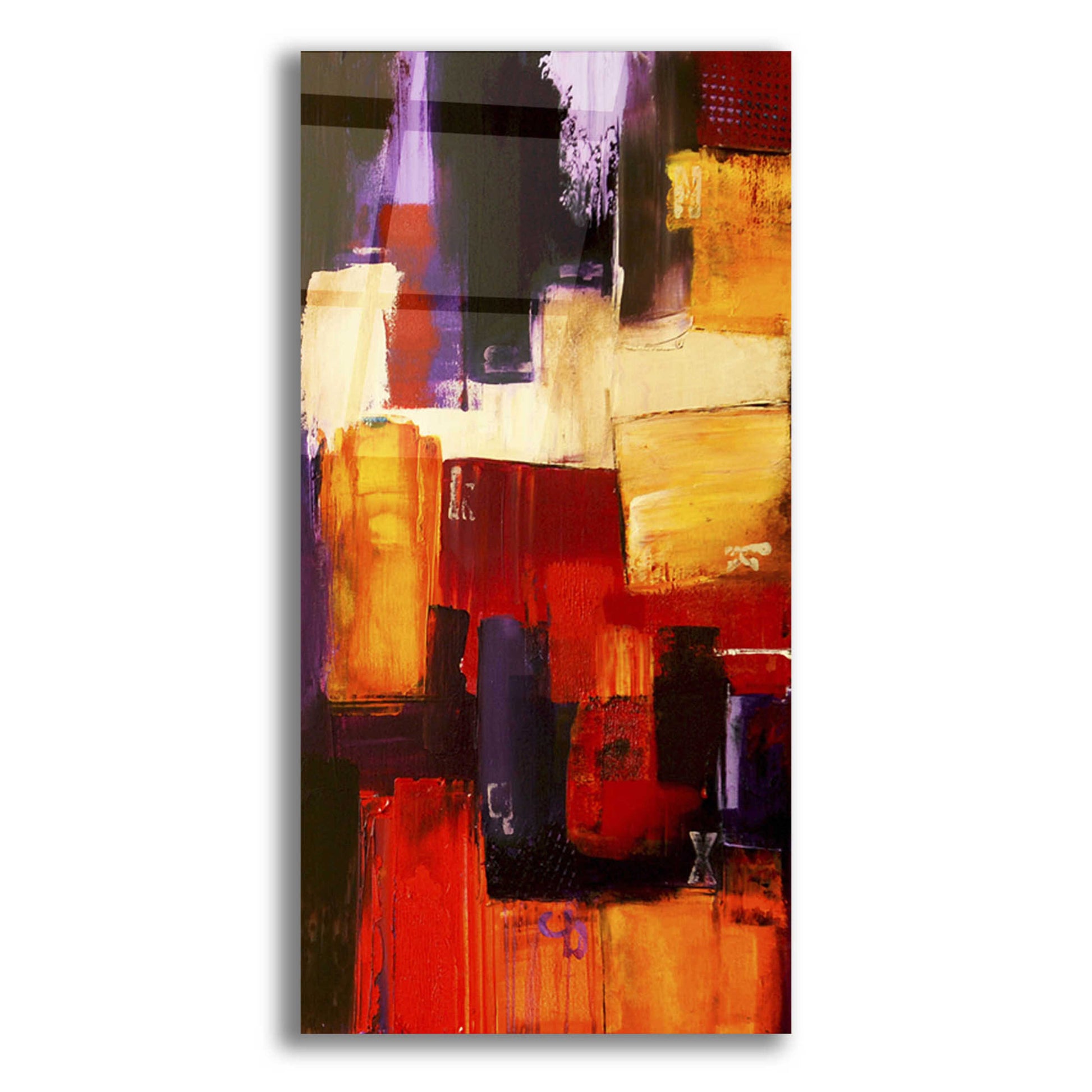 Epic Art 'Raspberry Beret II' by Erin Ashley, Acrylic Glass Wall Art,12x24