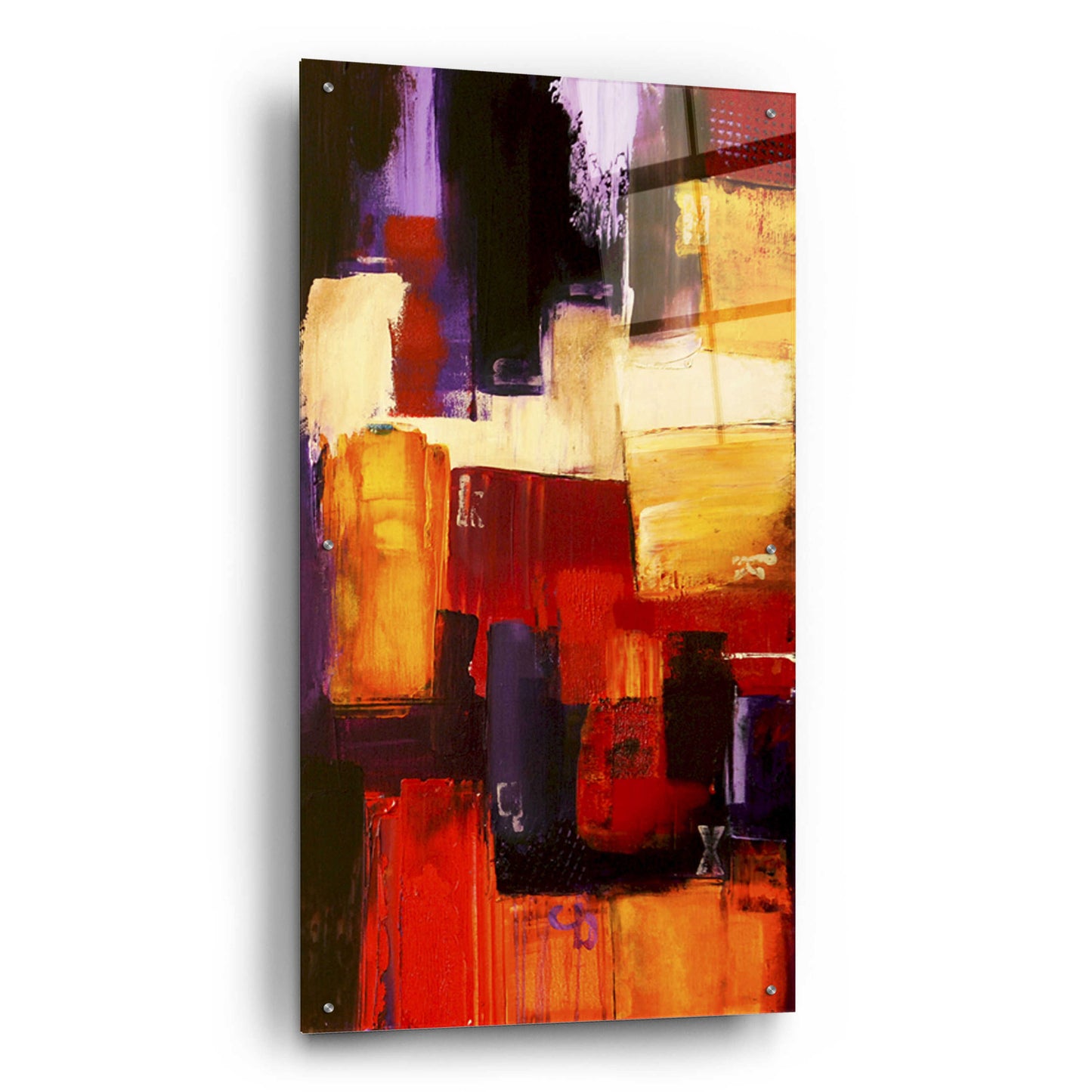 Epic Art 'Raspberry Beret II' by Erin Ashley, Acrylic Glass Wall Art,24x48