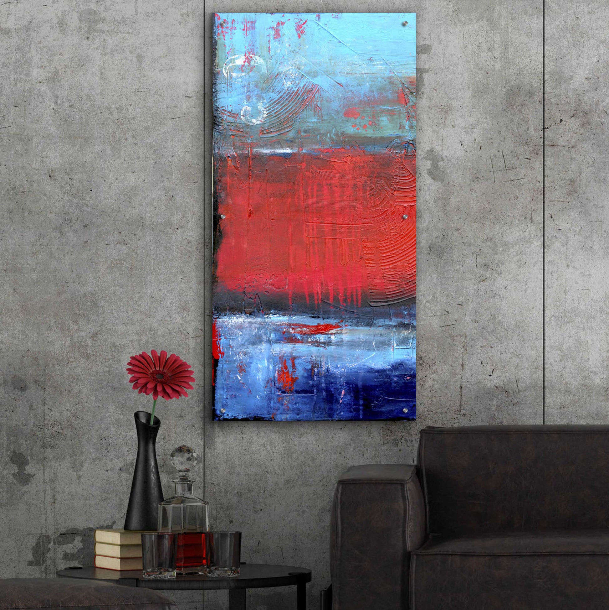 Epic Art 'Road House Blues I' by Erin Ashley, Acrylic Glass Wall Art,24x48