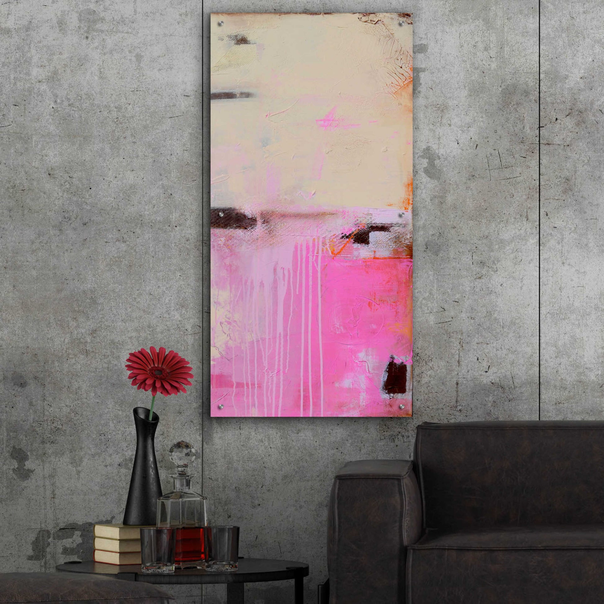 Epic Art 'Sweet Emotion II' by Erin Ashley, Acrylic Glass Wall Art,24x48