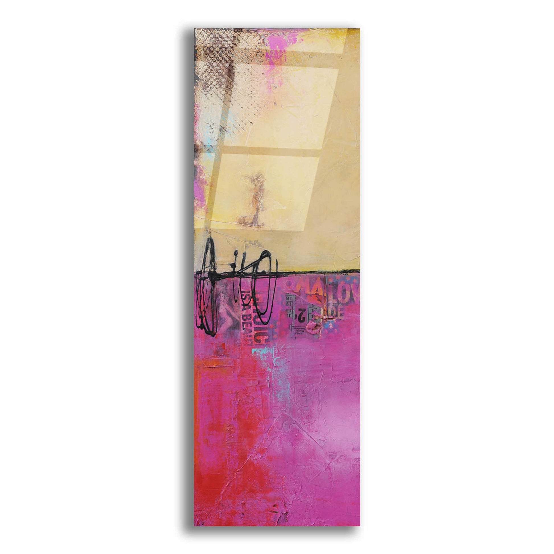 Epic Art 'Urban Poetry I' by Erin Ashley, Acrylic Glass Wall Art