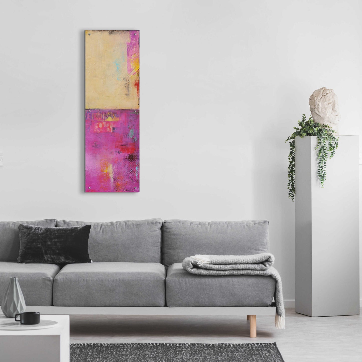 Epic Art 'Urban Poetry II' by Erin Ashley, Acrylic Glass Wall Art,16x48