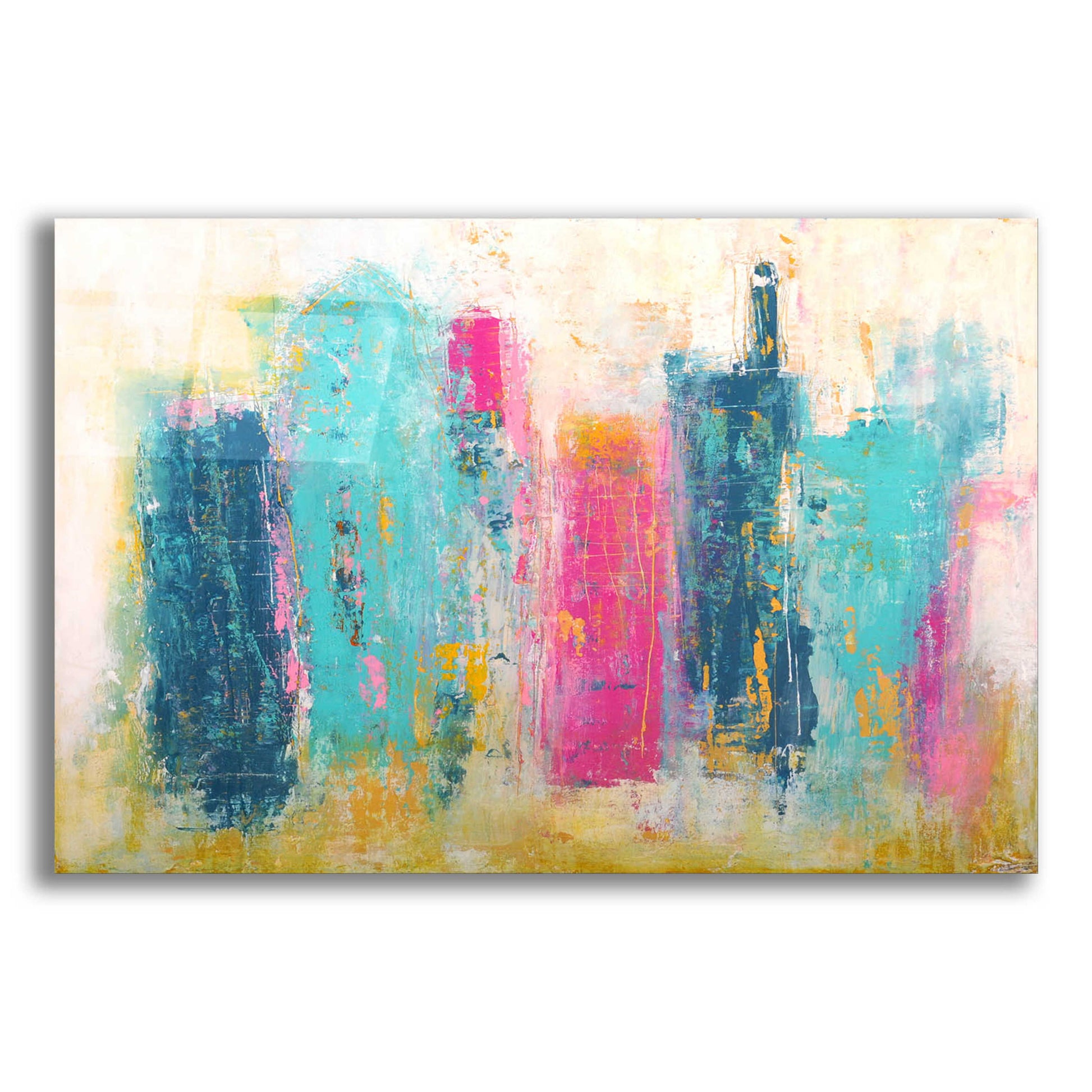 Epic Art 'City Dreams' by Erin Ashley, Acrylic Glass Wall Art,24x16