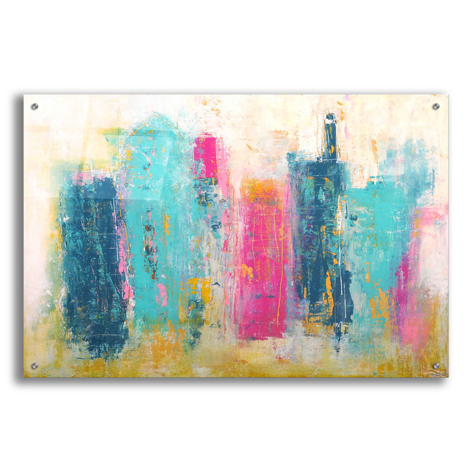 Epic Art 'City Dreams' by Erin Ashley, Acrylic Glass Wall Art,36x24