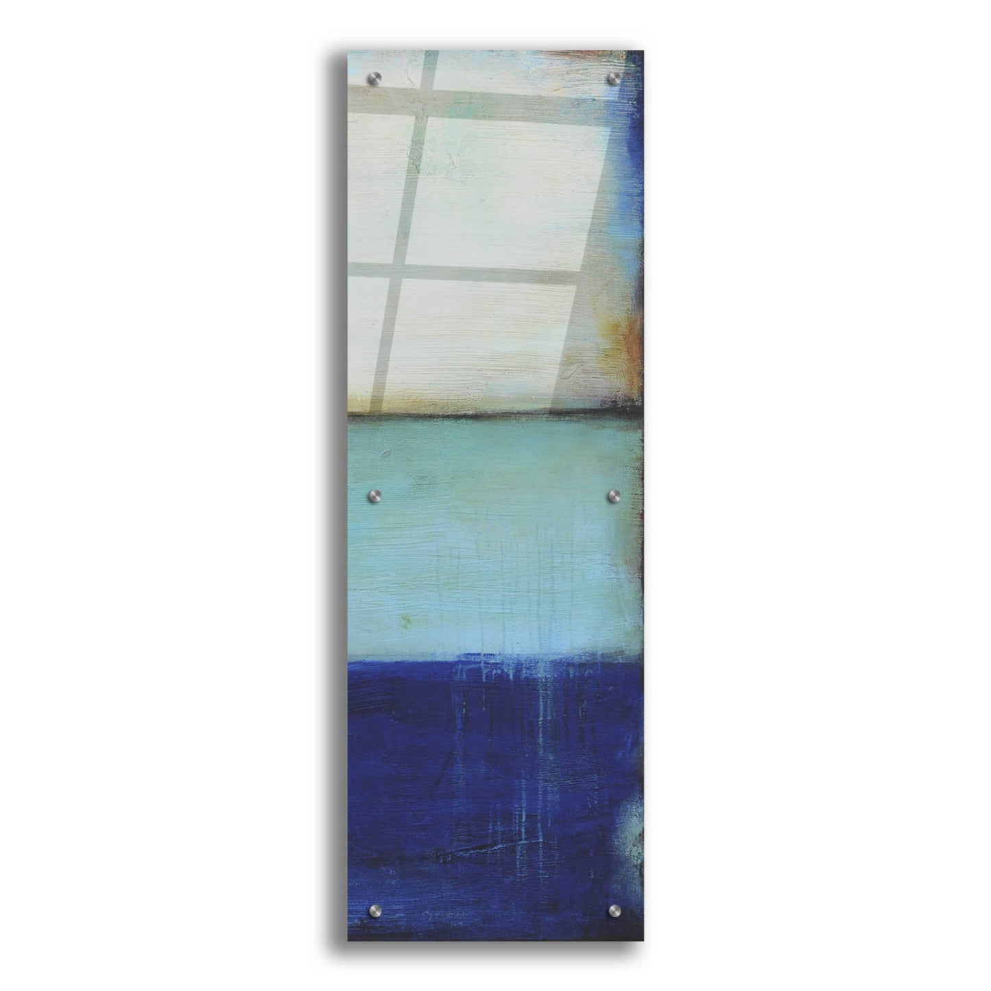 Epic Art 'Ocean 78 II' by Erin Ashley, Acrylic Glass Wall Art,12x36