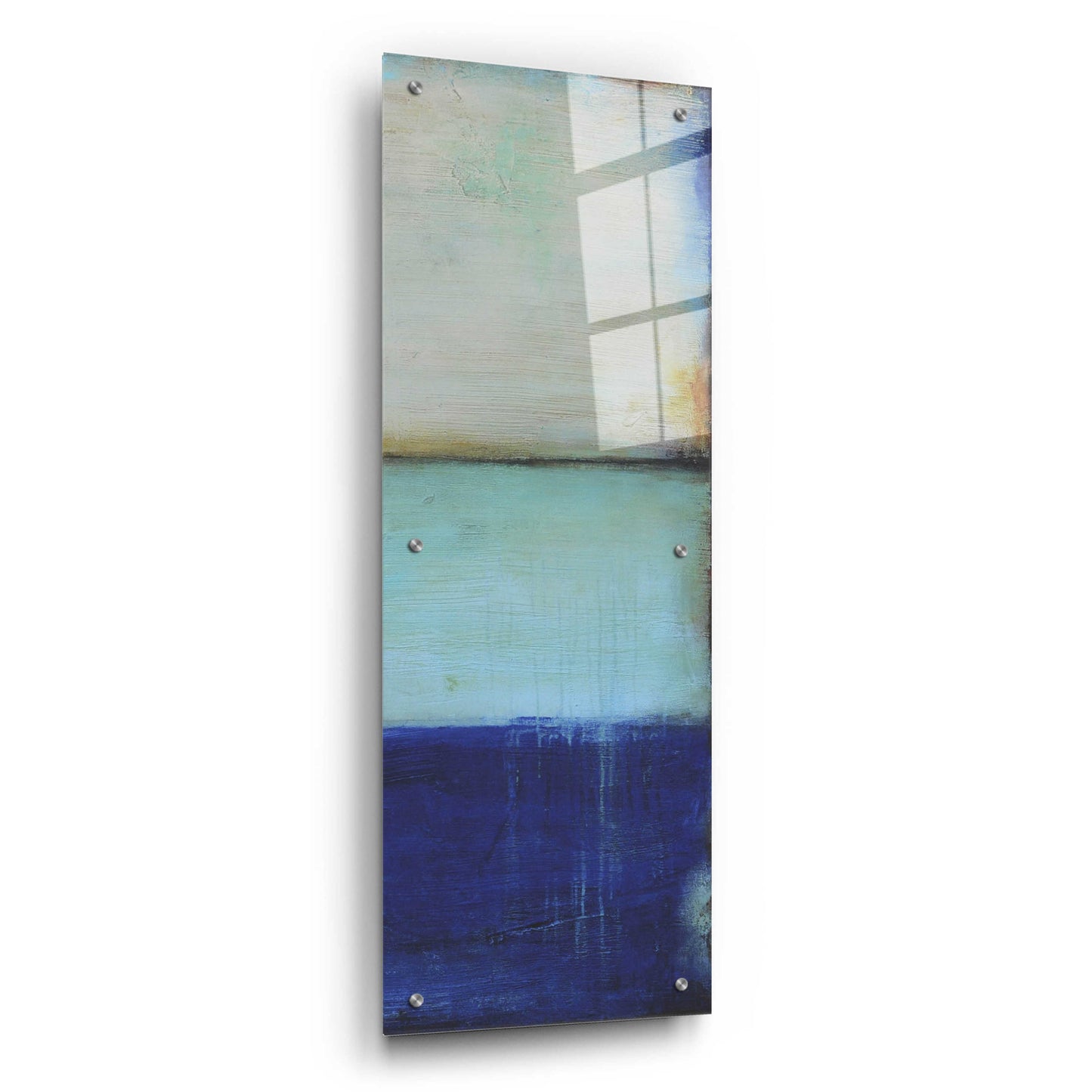 Epic Art 'Ocean 78 II' by Erin Ashley, Acrylic Glass Wall Art,16x48