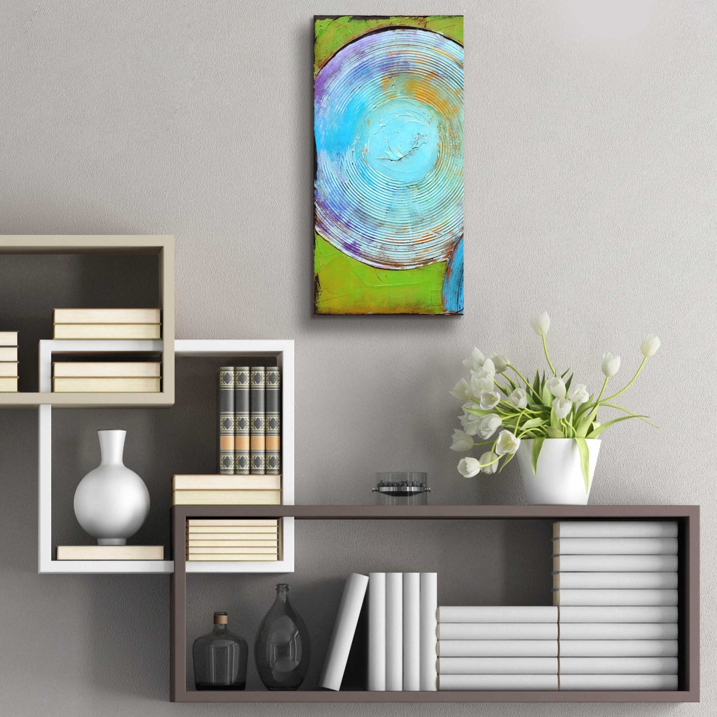 Epic Art 'Spring Congo I' by Erin Ashley, Acrylic Glass Wall Art,12x24