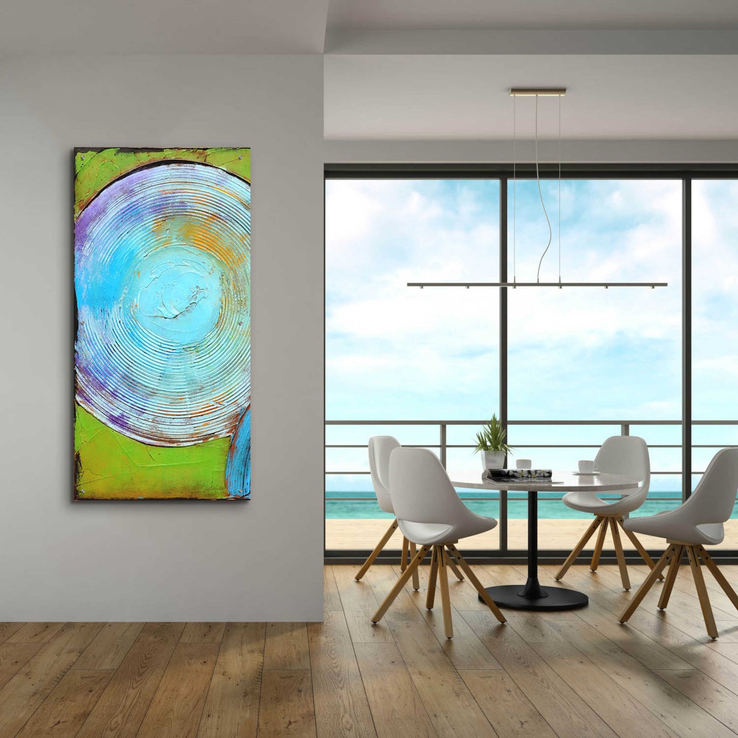 Epic Art 'Spring Congo I' by Erin Ashley, Acrylic Glass Wall Art,24x48