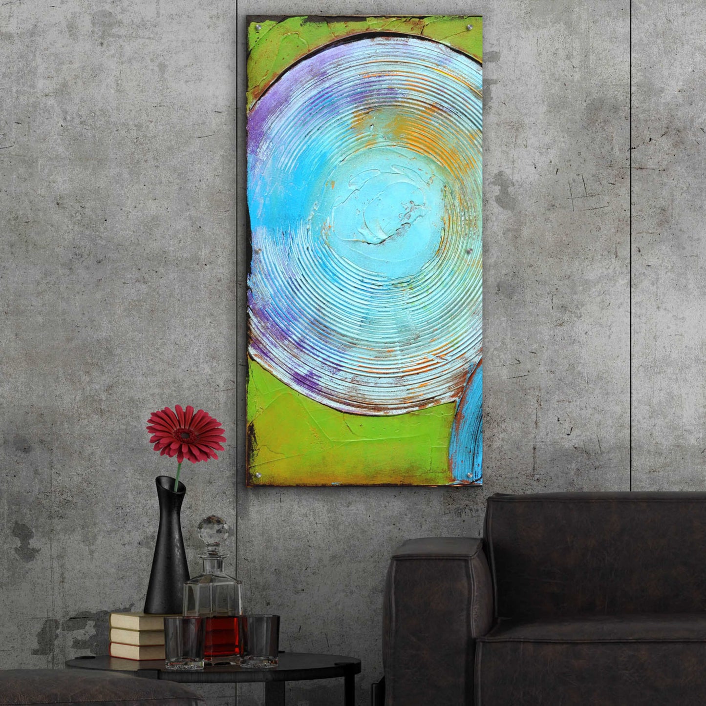 Epic Art 'Spring Congo I' by Erin Ashley, Acrylic Glass Wall Art,24x48