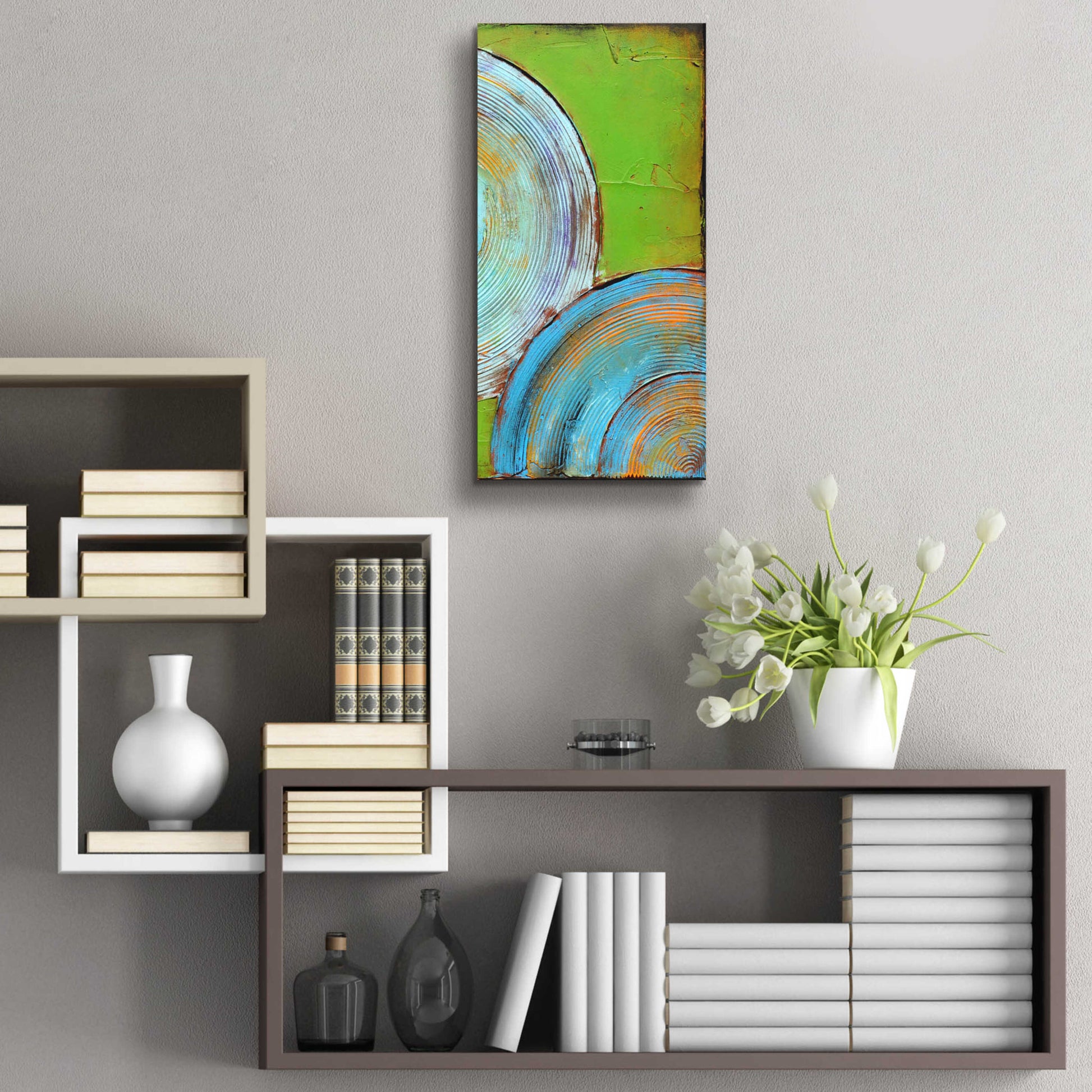 Epic Art 'Spring Congo II' by Erin Ashley, Acrylic Glass Wall Art,12x24