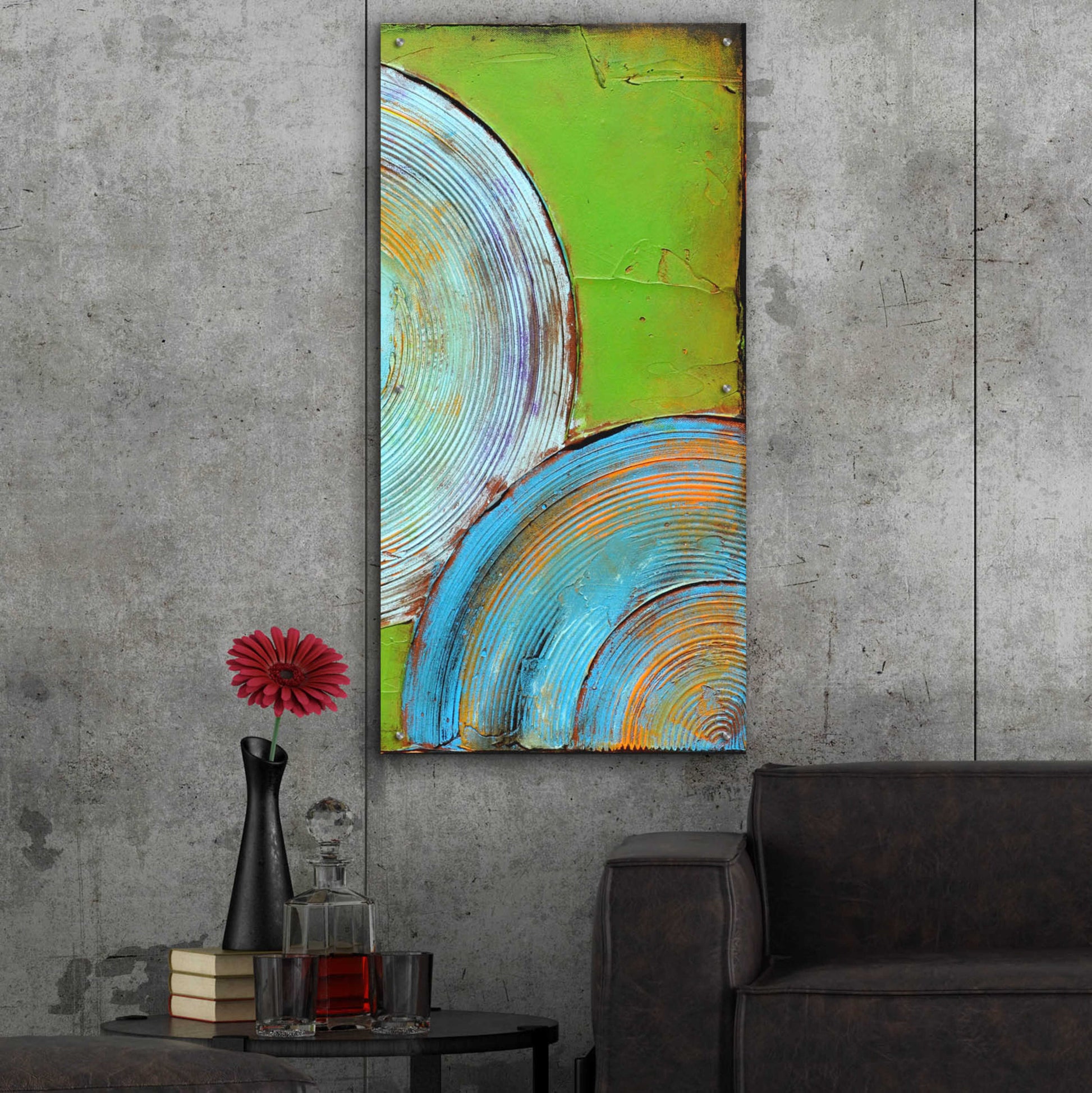 Epic Art 'Spring Congo II' by Erin Ashley, Acrylic Glass Wall Art,24x48