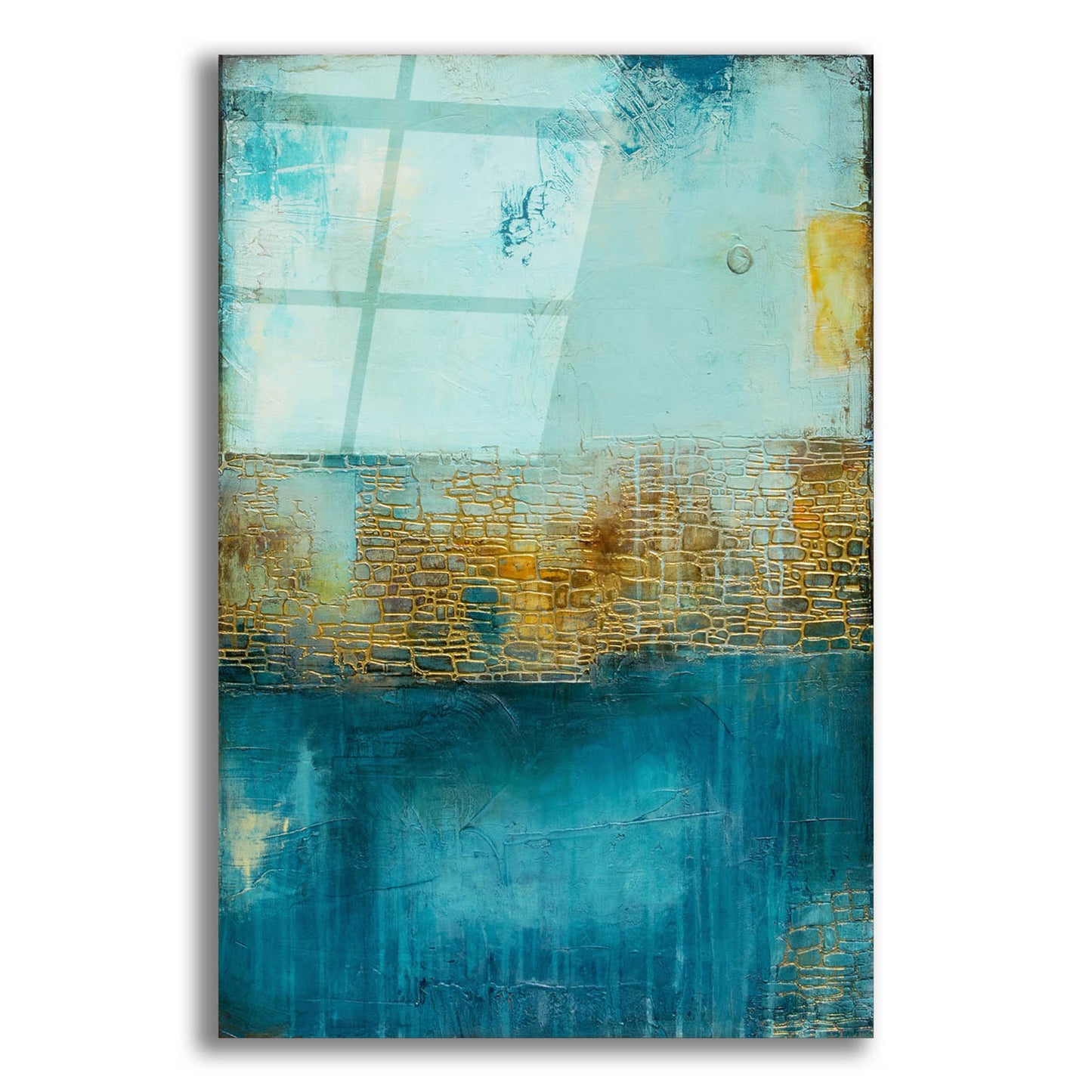 Epic Art 'Castle Court' by Erin Ashley, Acrylic Glass Wall Art,16x24