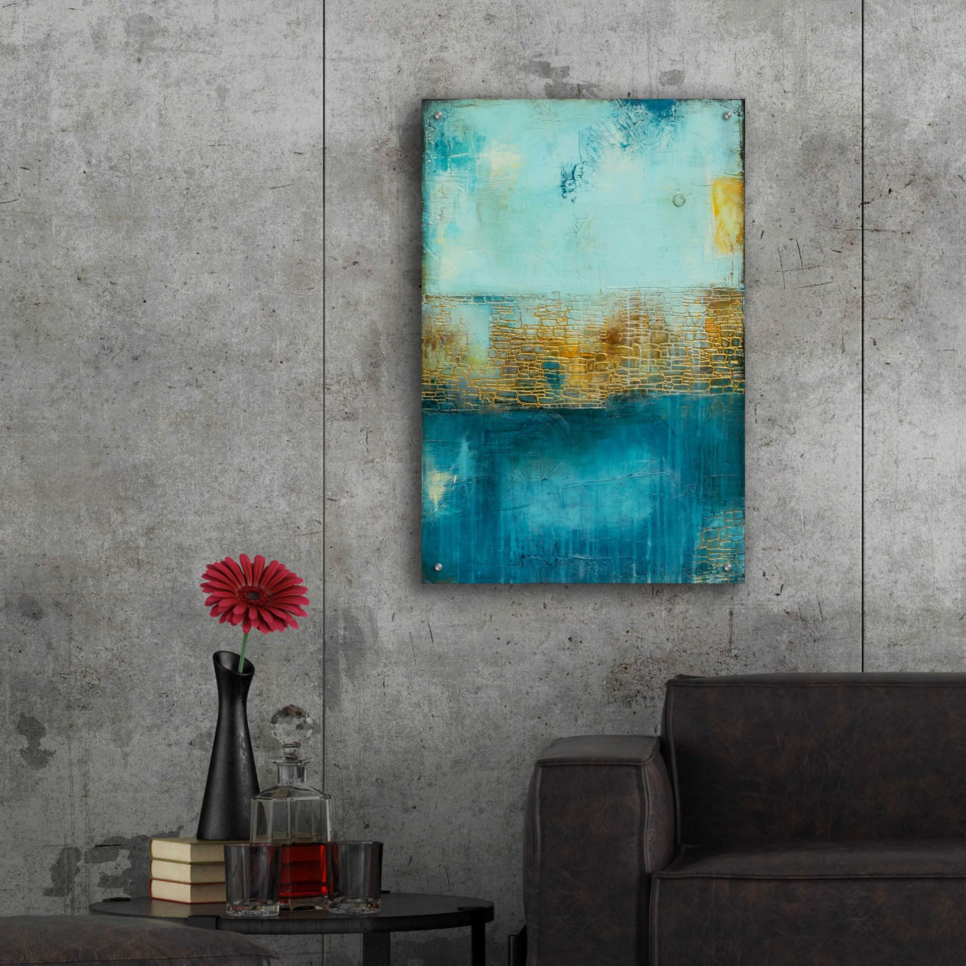 Epic Art 'Castle Court' by Erin Ashley, Acrylic Glass Wall Art,24x36