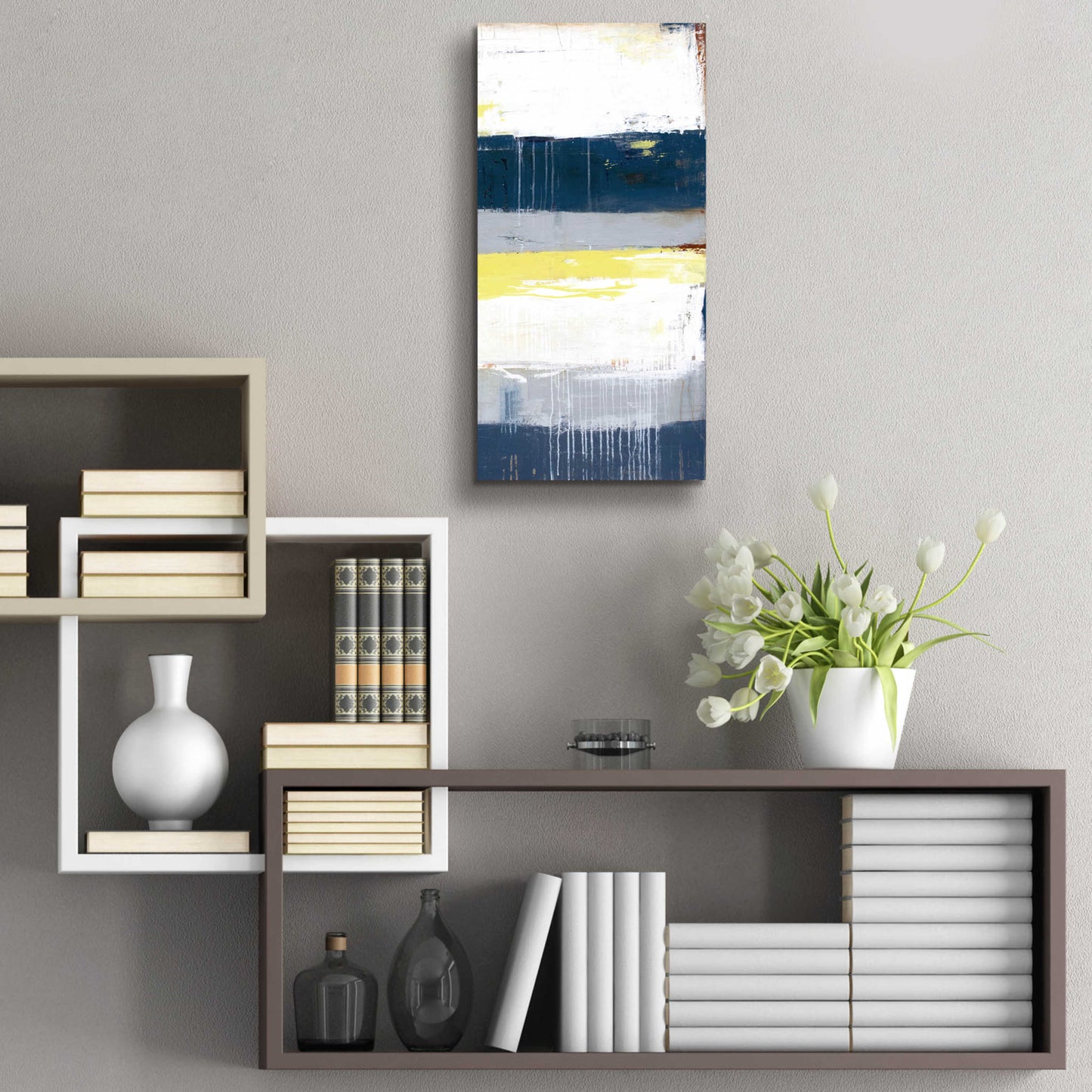 Epic Art 'On the Boardwalk II' by Erin Ashley, Acrylic Glass Wall Art,12x24